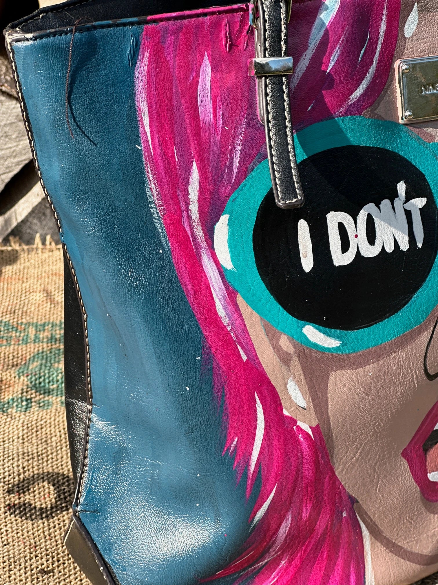 Duża torebka ręcznie malowana Hand Made