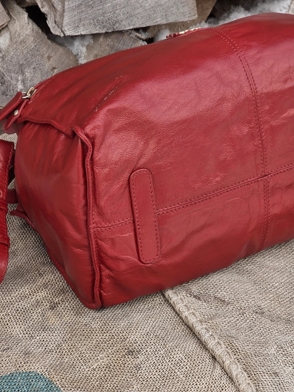 Duża Torebka Roberto Cavalli – 100% Skóra Naturalna | Po Profesjonalnej Renowacji Koloru | Idealny Stan