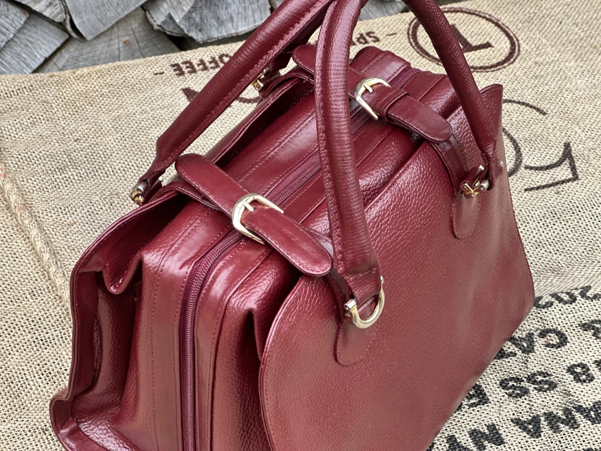 Duża torebka vintage Cartier – stan idealny | 100% skóra naturalna | Autentyczna