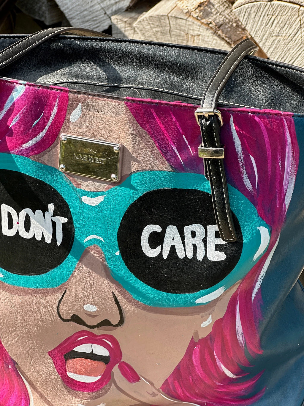 Duża torebka ręcznie malowana Hand Made