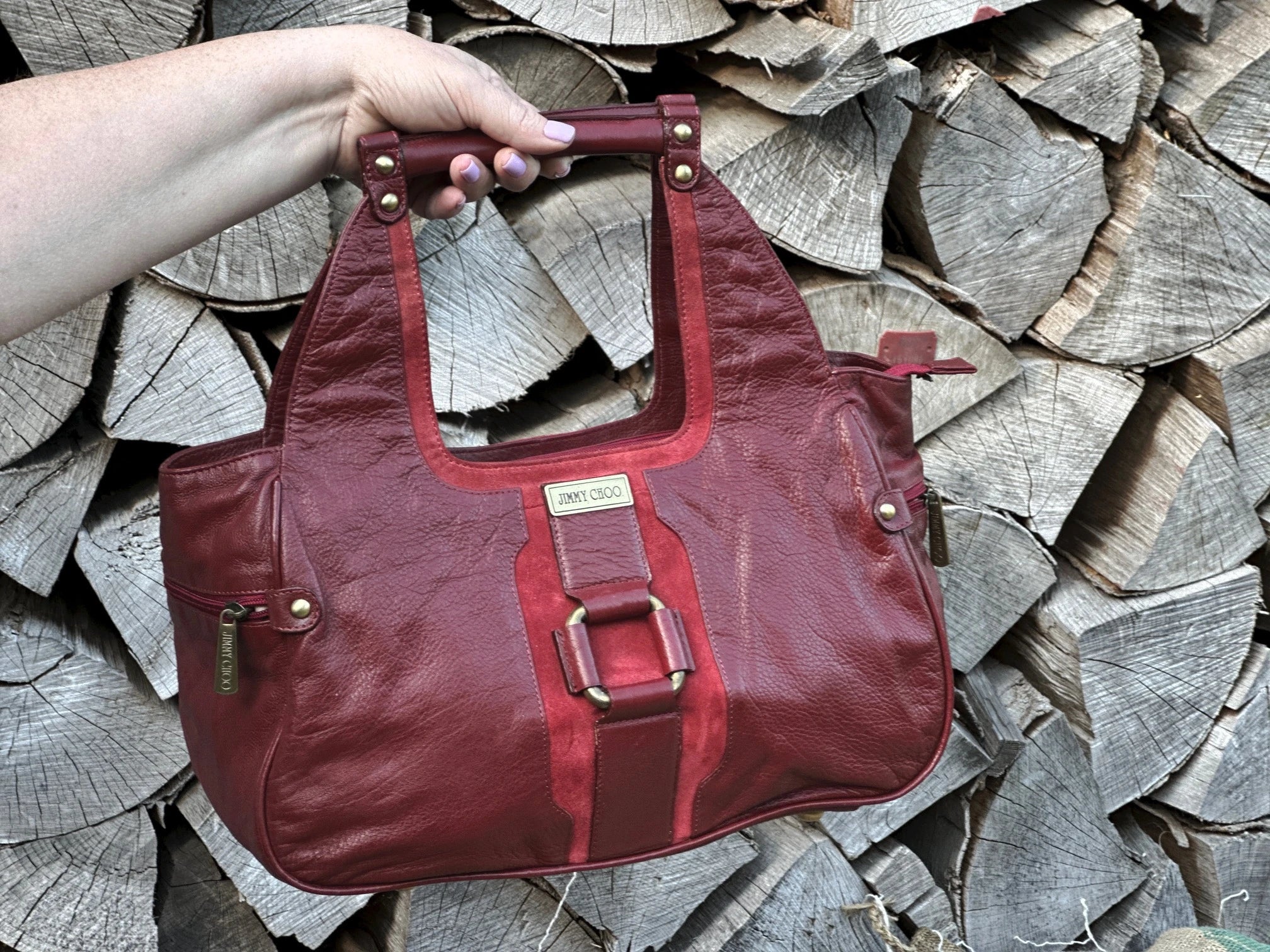 Jimmy Choo Vintage Torba Do Ręki lata 2000 Stan Idealny