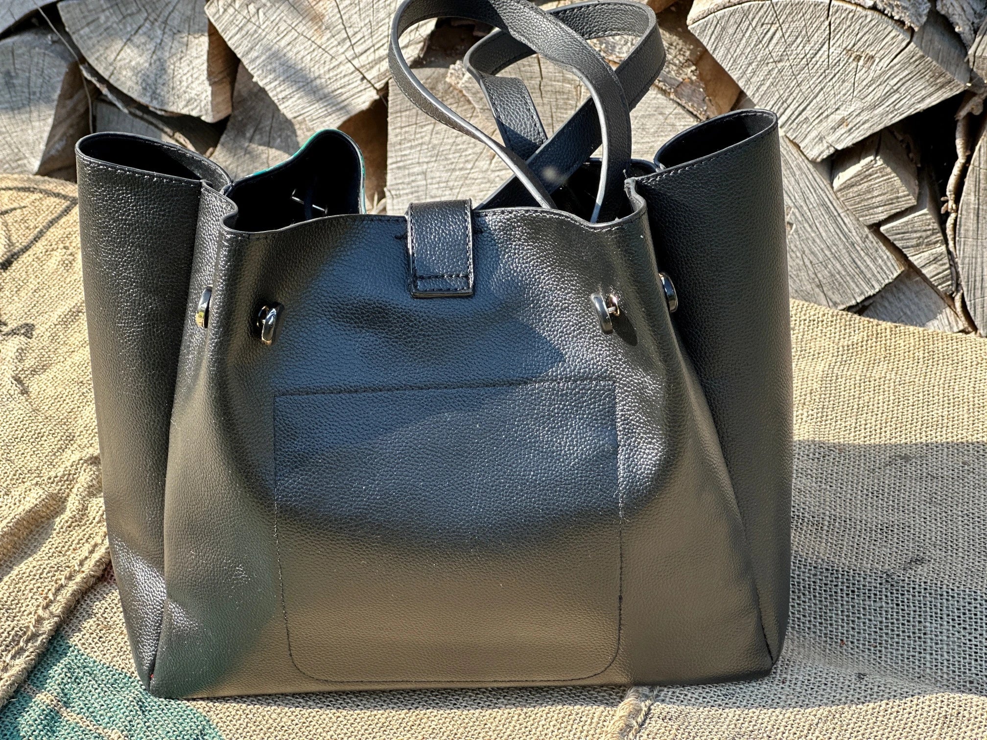 Torebka ręcznie malowana – stan idealny | 100% skóra naturalna | Autentyczna