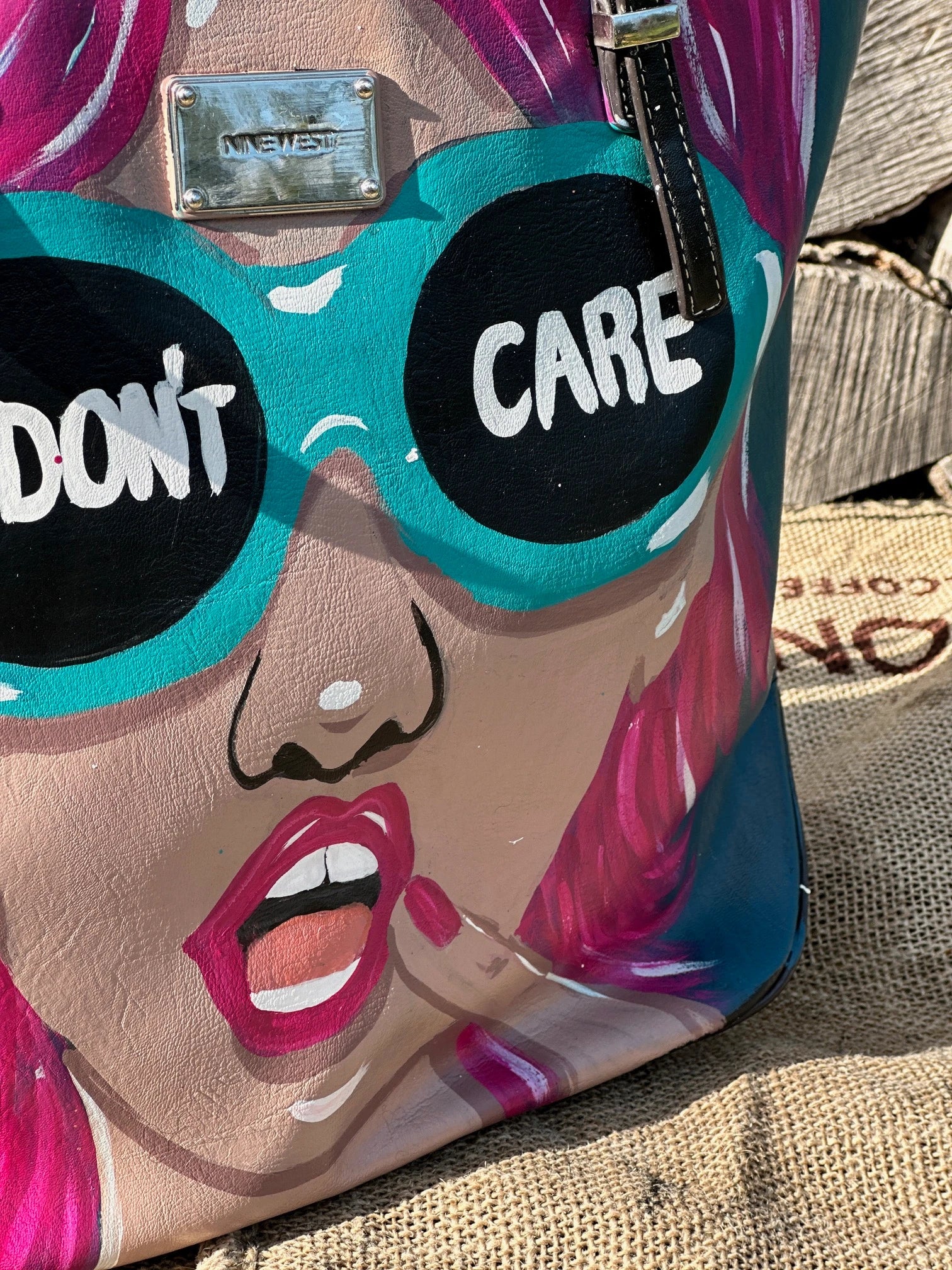 Duża torebka ręcznie malowana Hand Made