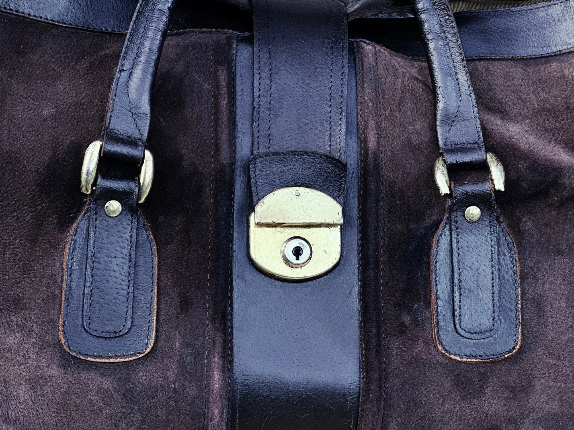 Torba weekendowa/shopper po pełnej renowacji koloru, lata 1970/1980