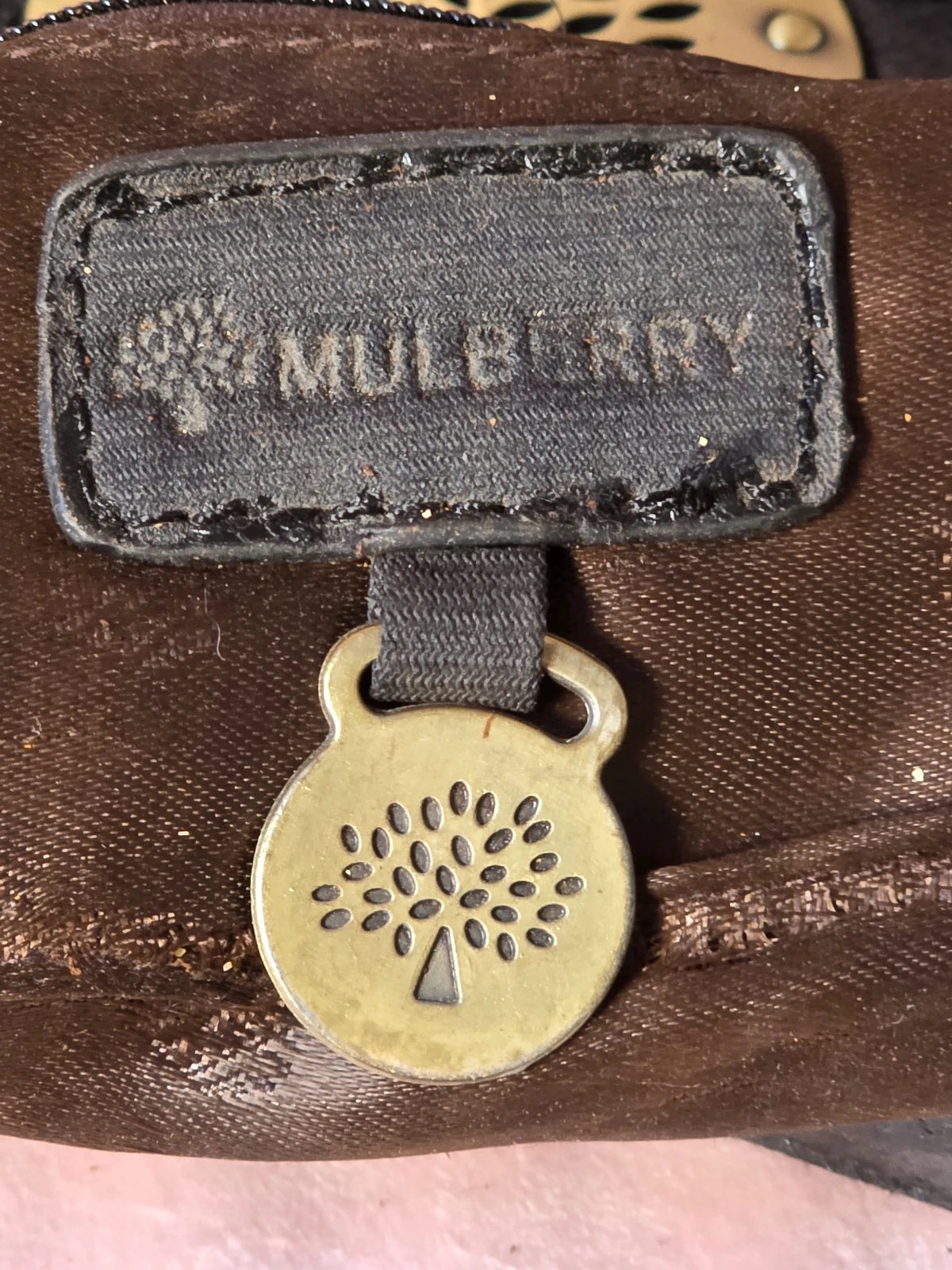 Kopertówka / Portfel Mulberry Vintage Skórzany 100% Oryginał – Stan Idealny Po Renowacji Koloru