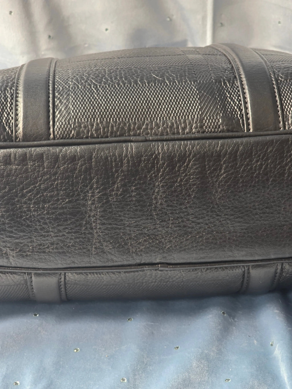 Burberry Grain Check Maxwell Briefcase Burberry