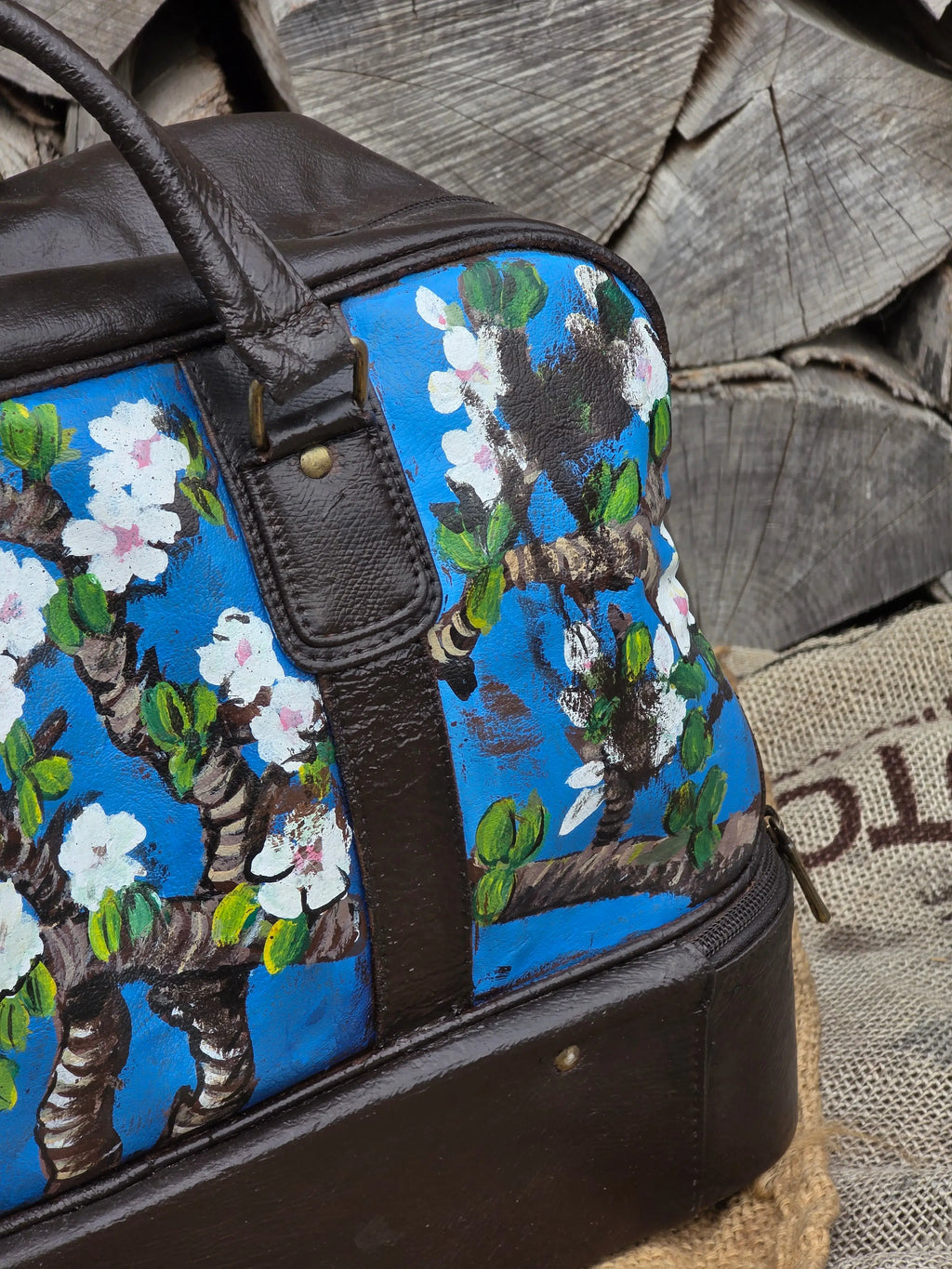 Torba Weekender Ręcznie Malowana Hand Made