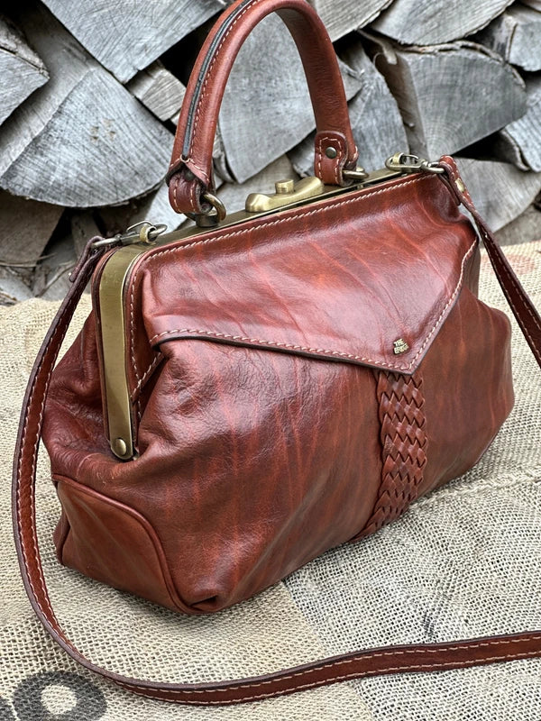 Torebka The Bridge Vintage do ręki lub na ramię – 100% skóra naturalna, stan idealny