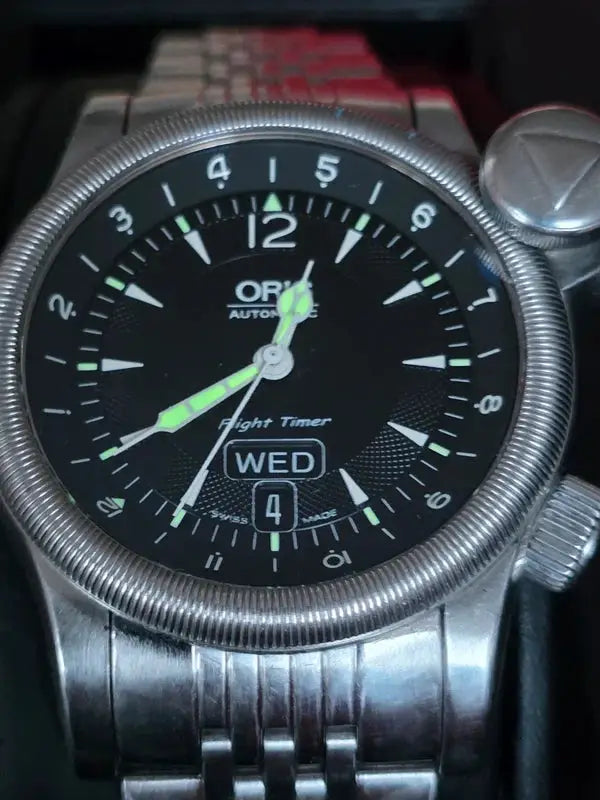 Oris Flight Timer Day Date | Pełny Zestaw (Full Set) | Super Stan, Po Przeglądzie karenlike vintage bags
