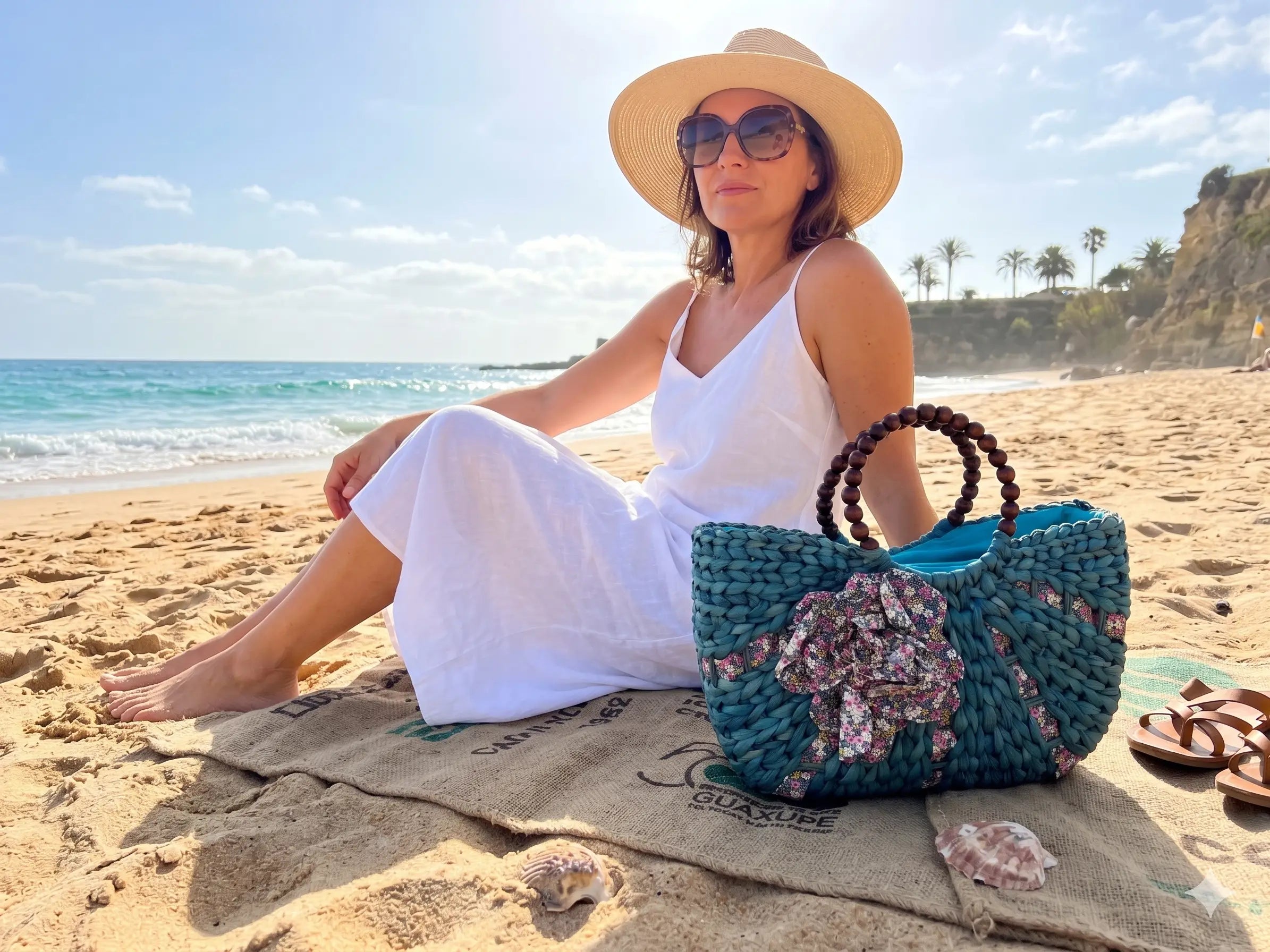 Torba Szoper Pleciona Boho Summer Vintage