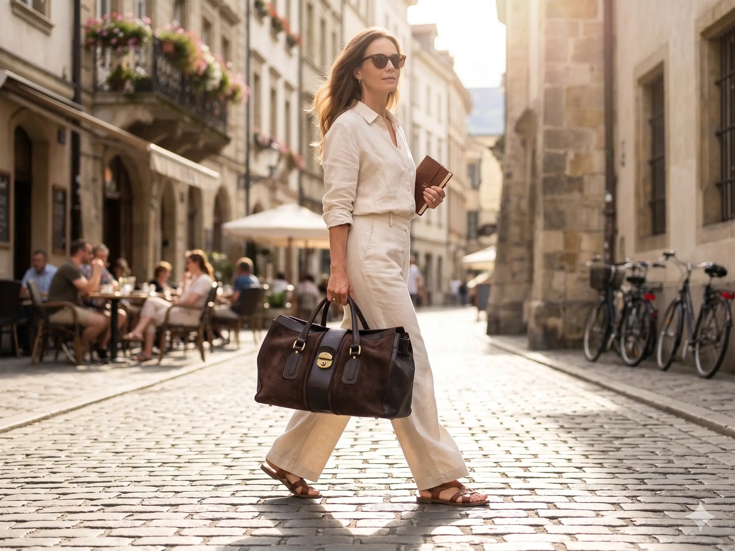 Torba weekendowa/shopper po pełnej renowacji koloru, lata 1970/1980 Vintage