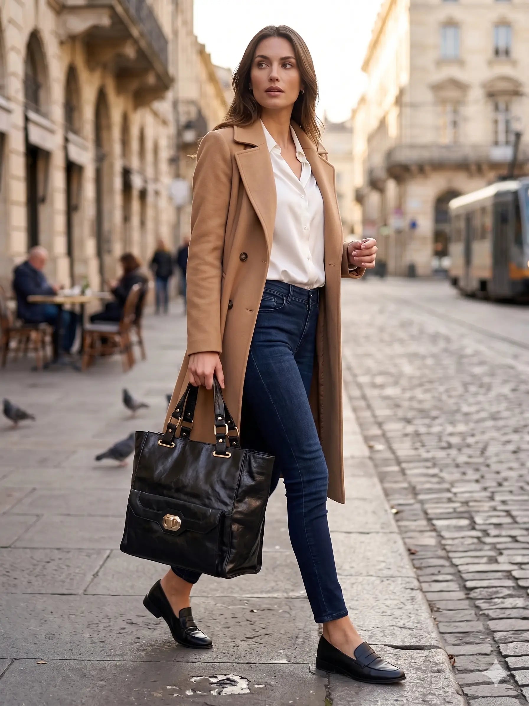 Duża Torba DKNY Vintage Skórzana 100% Oryginał – Stan Idealny Po Renowacji Koloru DKNY