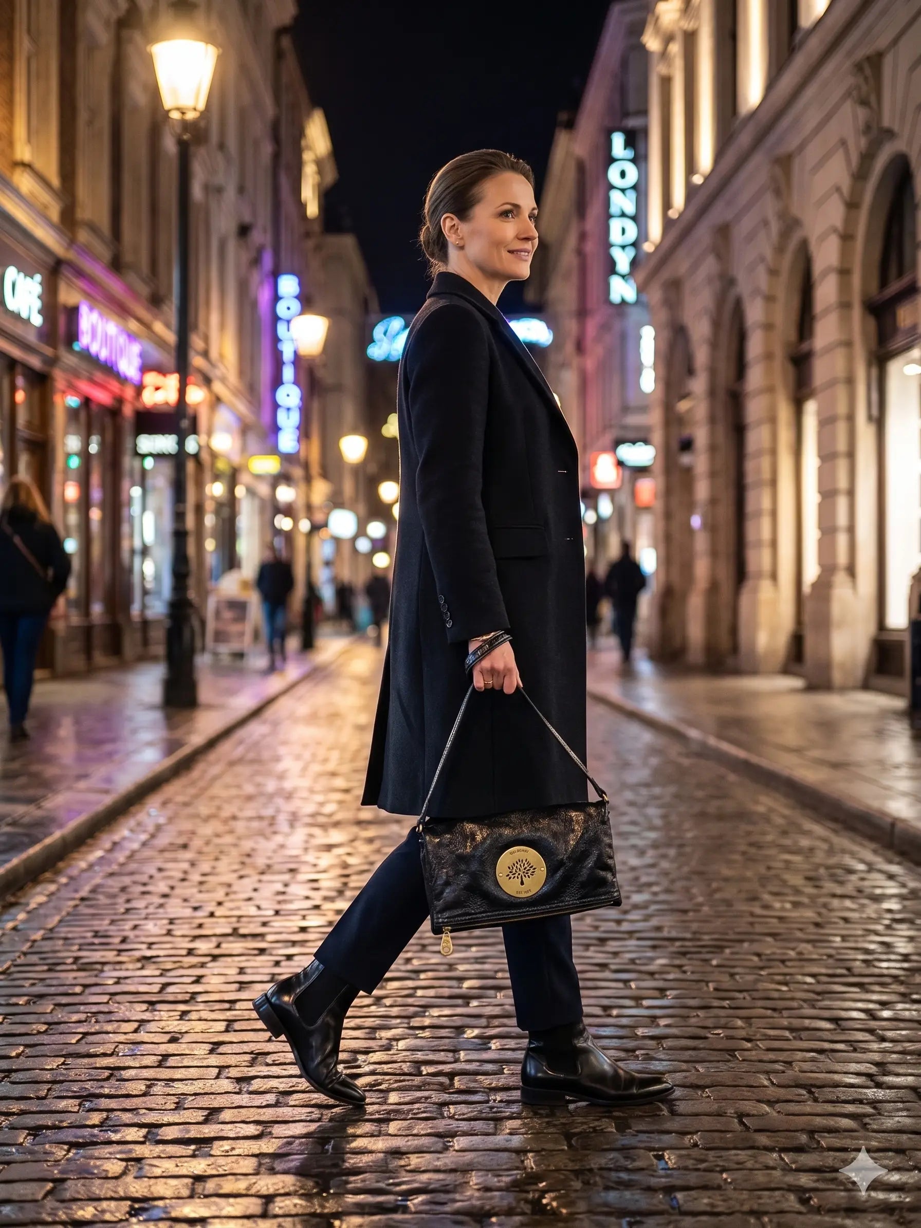 Kopertówka / Portfel Mulberry Vintage Skórzany 100% Oryginał – Stan Idealny Po Renowacji Koloru Mulberry