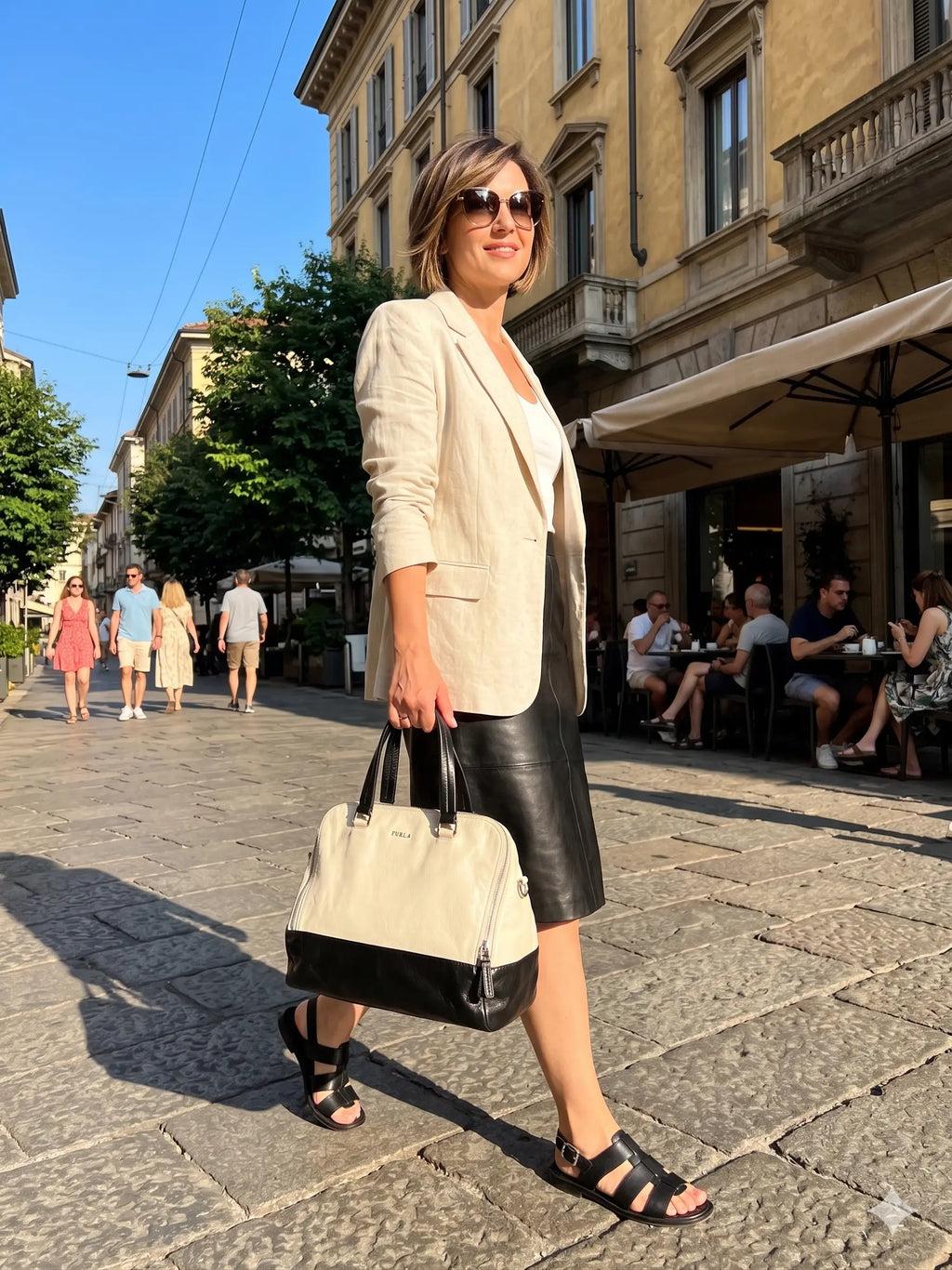 Torebka FURLA – Kuferek Skórzany | Stan Idealny po Profesjonalnej Renowacji Koloru Furla