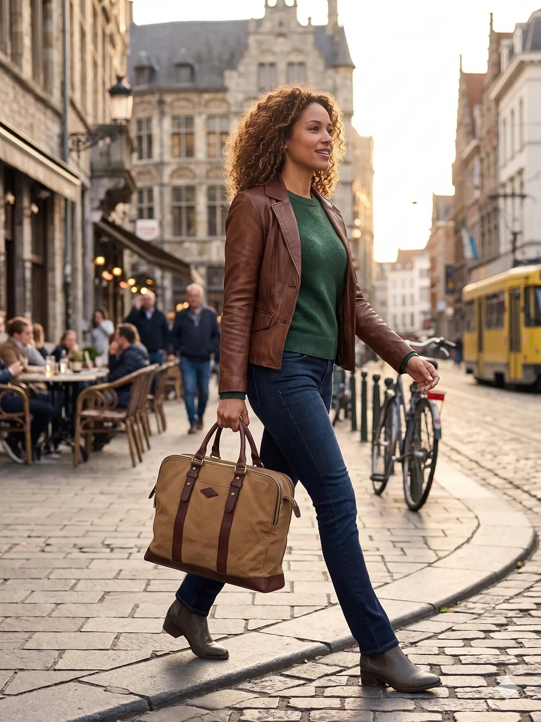 Torba Aktówka FOSSIL Vintage – Skóra Naturalna i Płótno | Piękna Patyna fossil