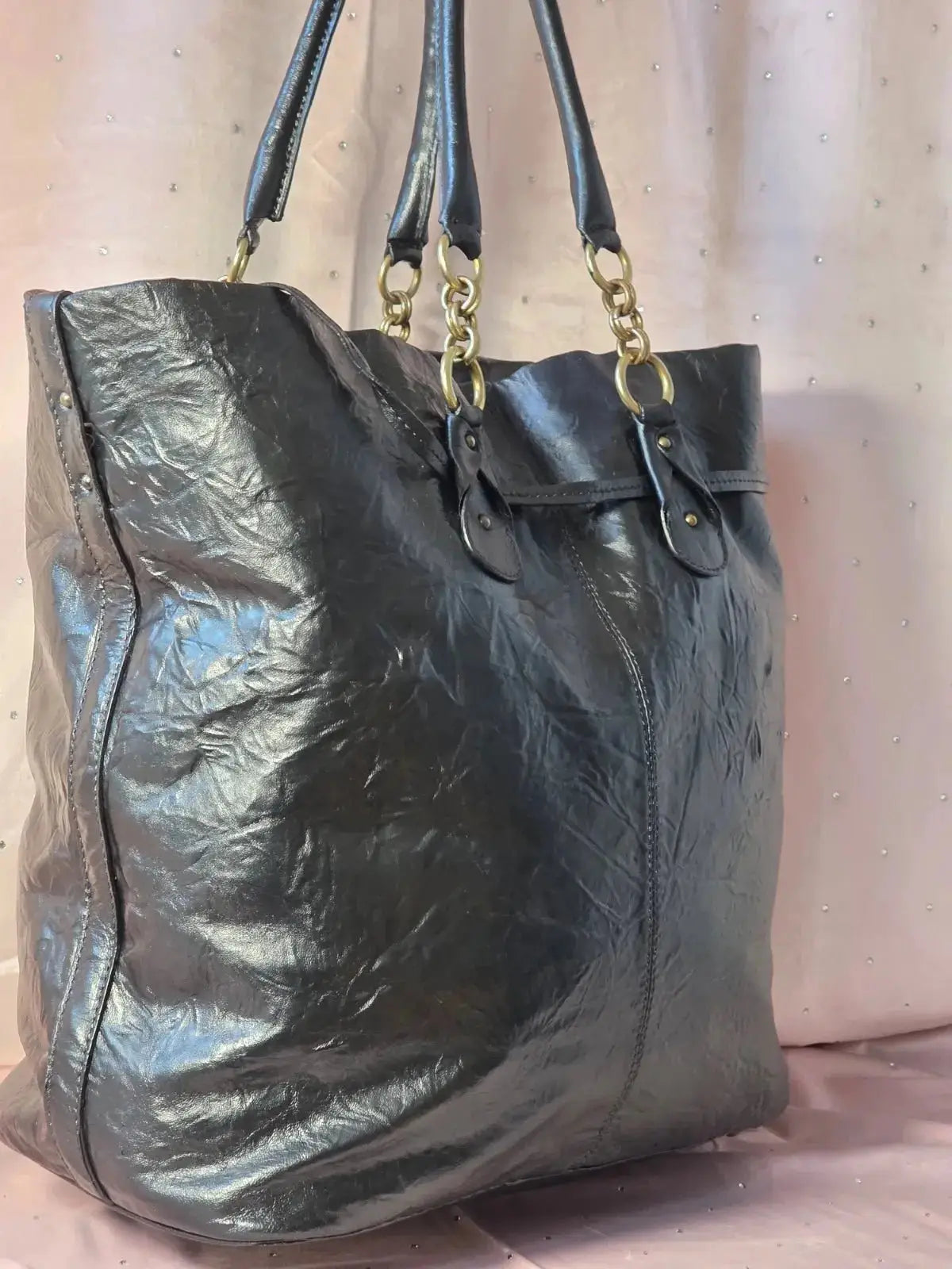 Duża Szoperka Escada XXL Vintage Skórzana 100% Oryginał – Stan Idealny Po Renowacji Koloru - karenlike.com