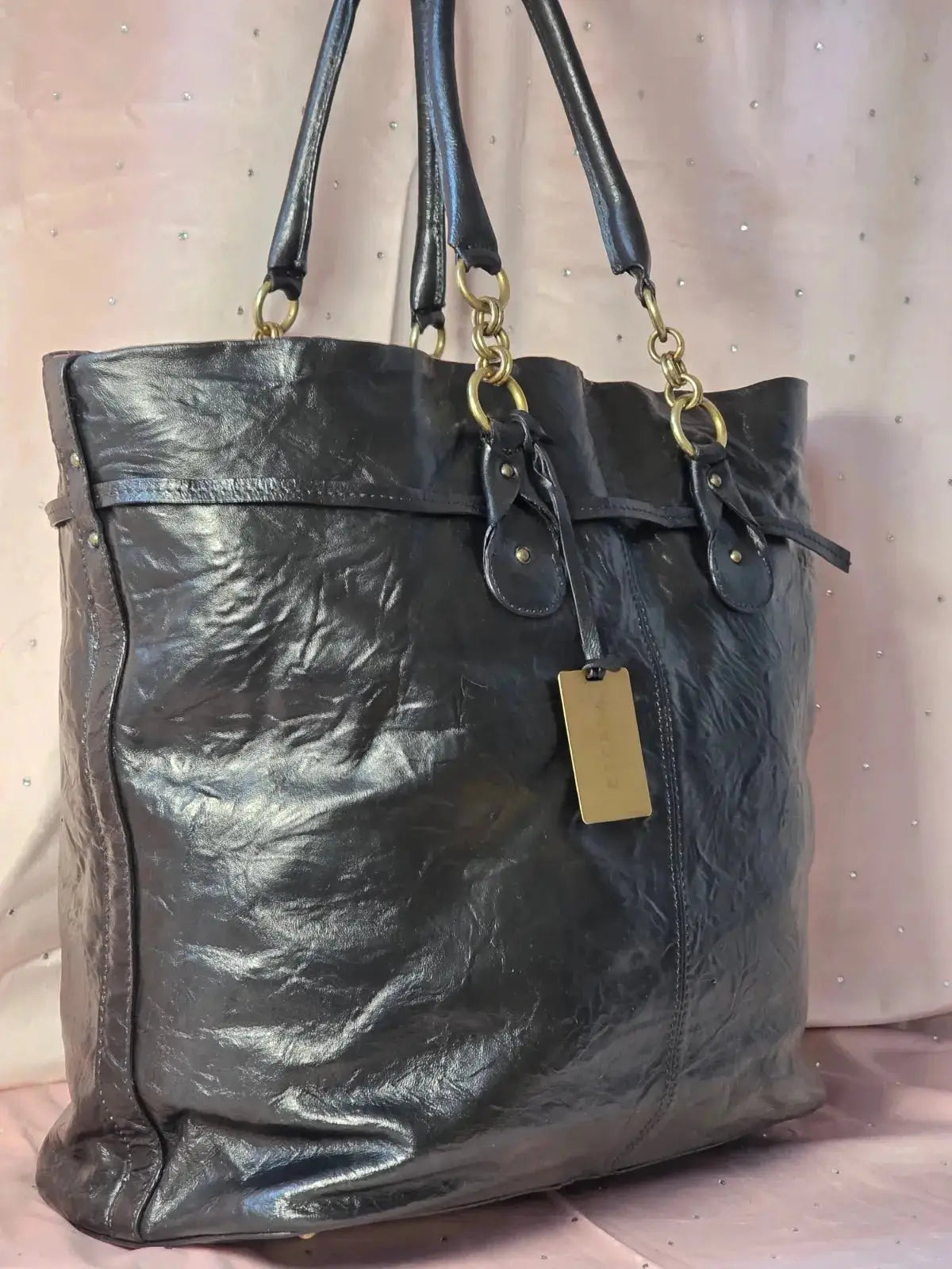 Duża Szoperka Escada XXL Vintage Skórzana 100% Oryginał – Stan Idealny Po Renowacji Koloru - karenlike.com