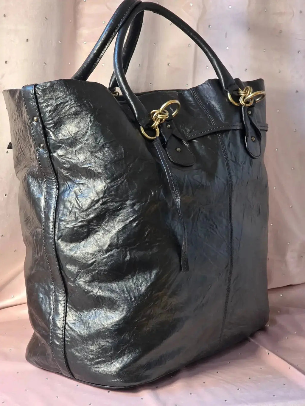 Duża Szoperka Escada XXL Vintage Skórzana 100% Oryginał – Stan Idealny Po Renowacji Koloru - karenlike.com