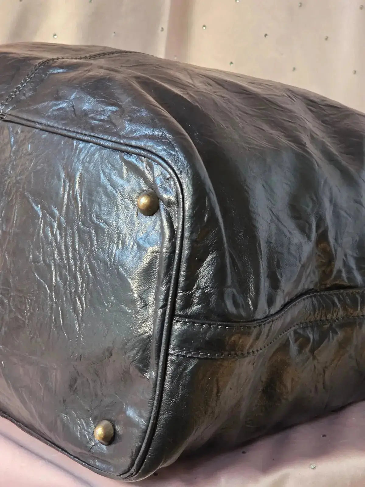 Duża Szoperka Escada XXL Vintage Skórzana 100% Oryginał – Stan Idealny Po Renowacji Koloru - karenlike.com