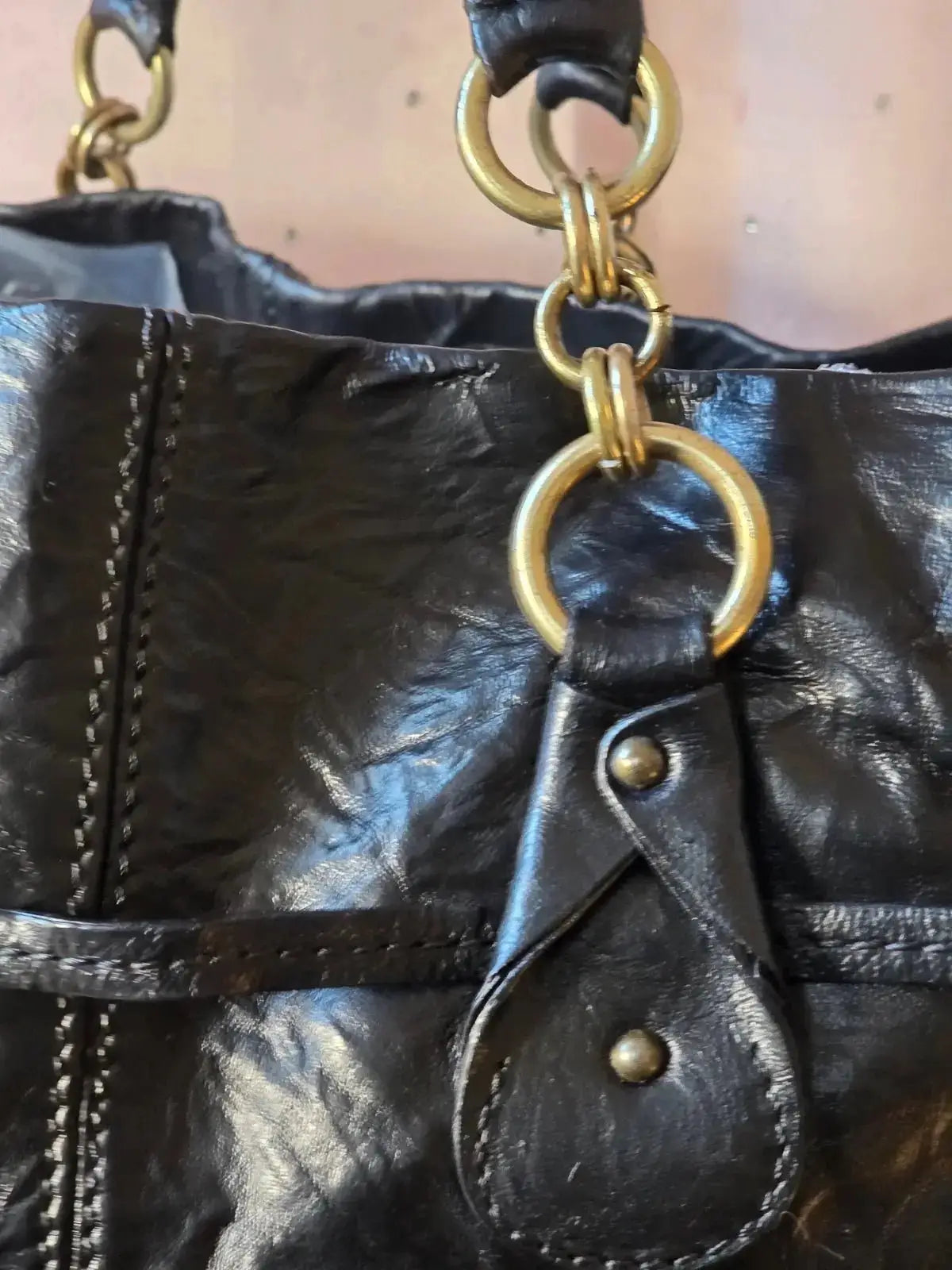 Duża Szoperka Escada XXL Vintage Skórzana 100% Oryginał – Stan Idealny Po Renowacji Koloru - karenlike.com
