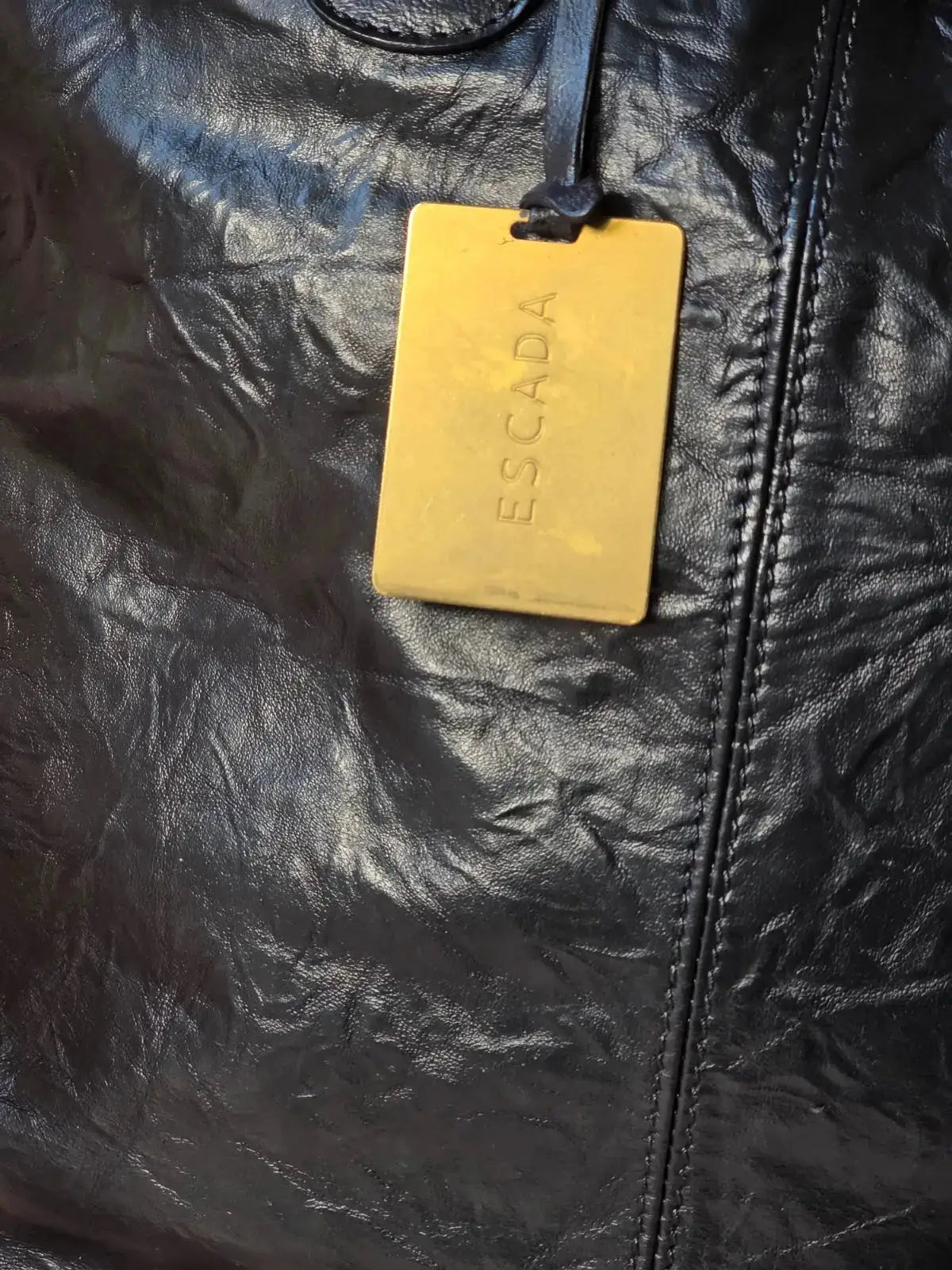 Duża Szoperka Escada XXL Vintage Skórzana 100% Oryginał – Stan Idealny Po Renowacji Koloru - karenlike.com