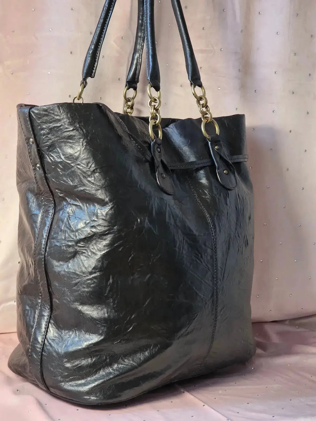 Duża Szoperka Escada XXL Vintage Skórzana 100% Oryginał – Stan Idealny Po Renowacji Koloru - karenlike.com