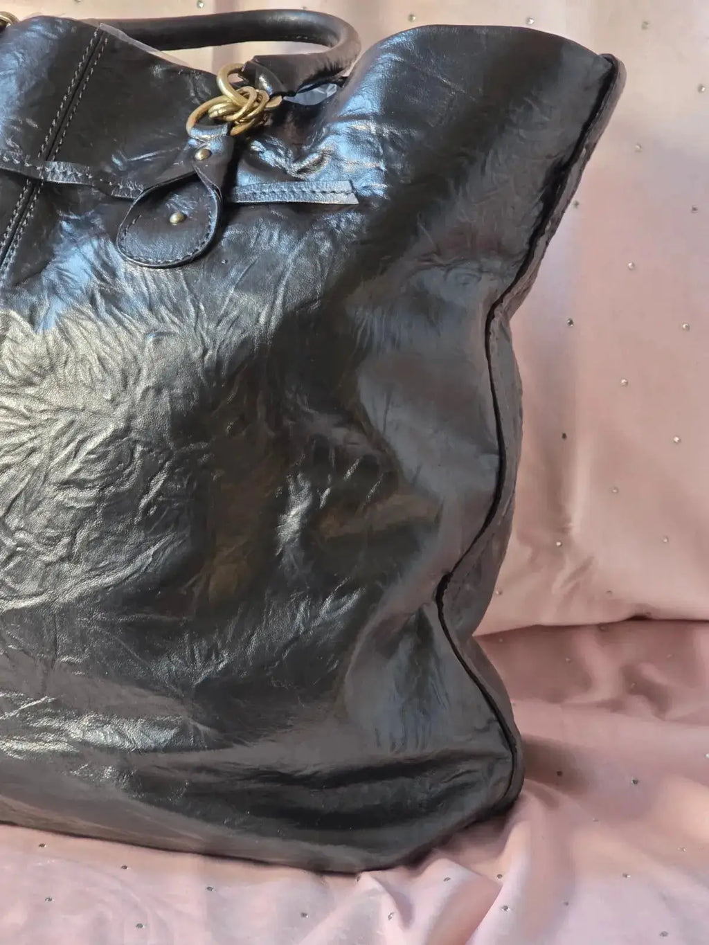 Duża Szoperka Escada XXL Vintage Skórzana 100% Oryginał – Stan Idealny Po Renowacji Koloru - karenlike.com