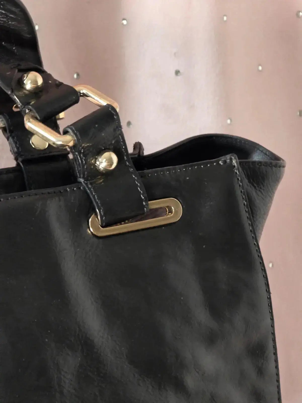 Duża Torba DKNY Vintage Skórzana 100% Oryginał – Stan Idealny Po Renowacji Koloru - karenlike.com