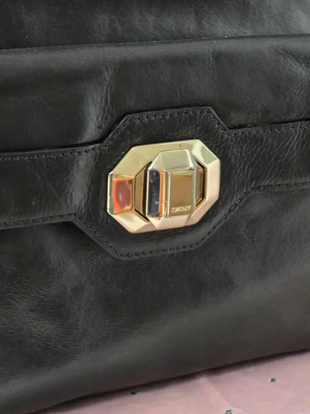 Duża Torba DKNY Vintage Skórzana 100% Oryginał – Stan Idealny Po Renowacji Koloru - karenlike.com