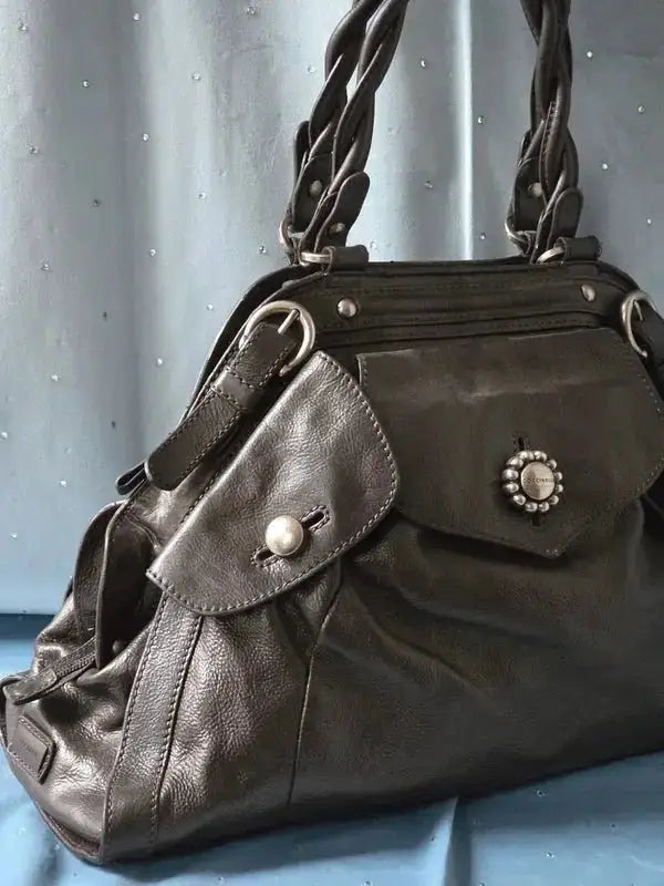 Duża Torba Kuferek Coccinelle Do Ręki Po Renowacji Koloru w Idealnym Stanie - karenlike.com