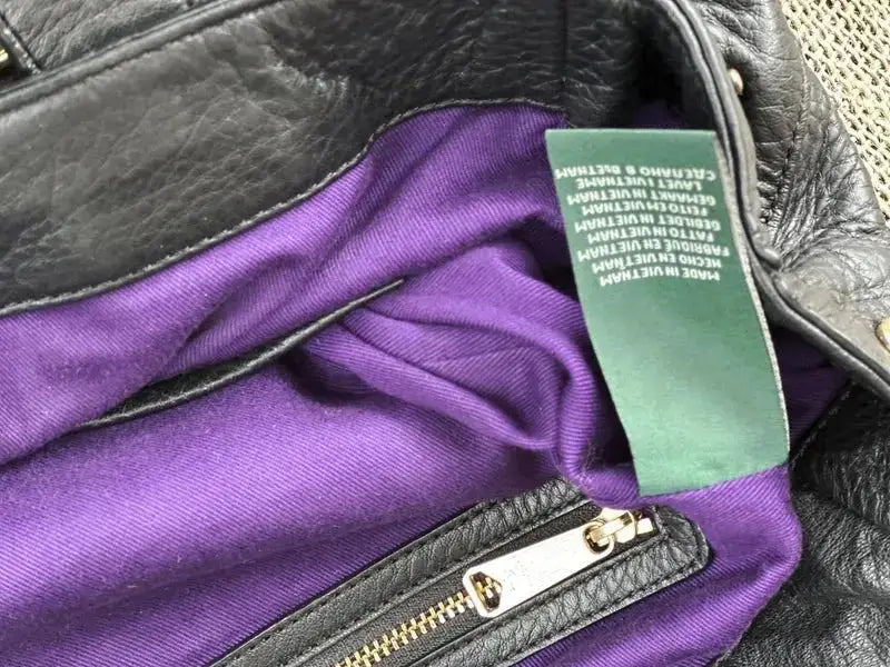 Duża Torba Ralph Lauren Vintage Po Renowacji Koloru - karenlike.com