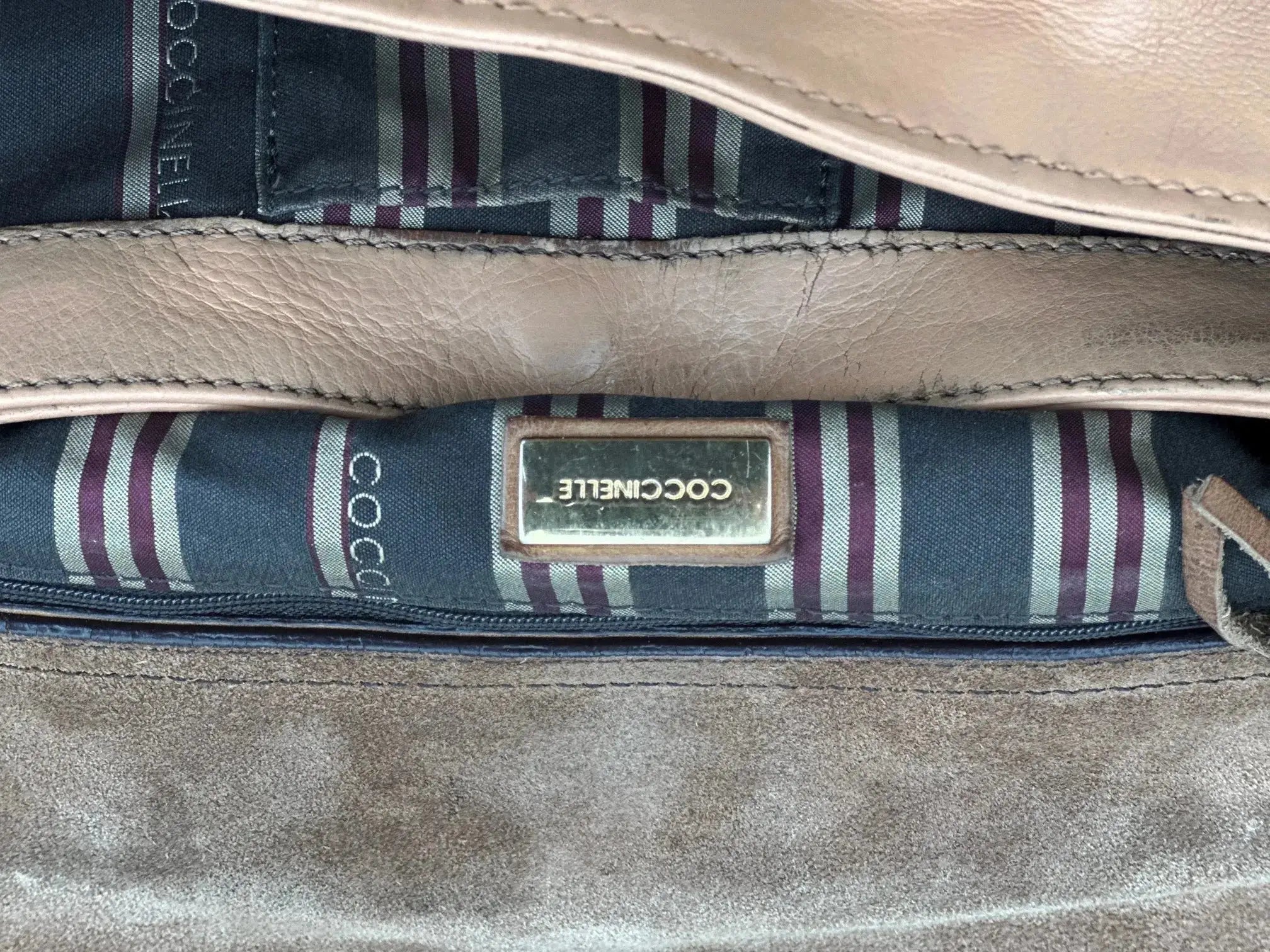 Duża Torebka Coccinelle do Ręki – Skórzana Vachetta | Stan Idealny Po Renowacji Koloru - karenlike.com