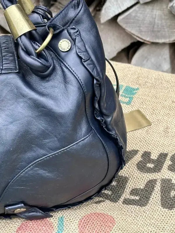 Duża torebka do ręki Dolce & Gabbana Vintage Po Renowacji Koloru i Skóry Nowa Podszewka - karenlike.com