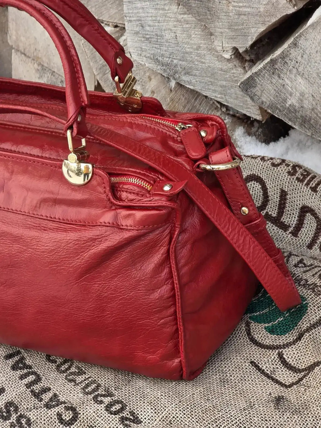 Duża Torebka Roberto Cavalli – 100% Skóra Naturalna | Po Profesjonalnej Renowacji Koloru | Idealny Stan - karenlike.com