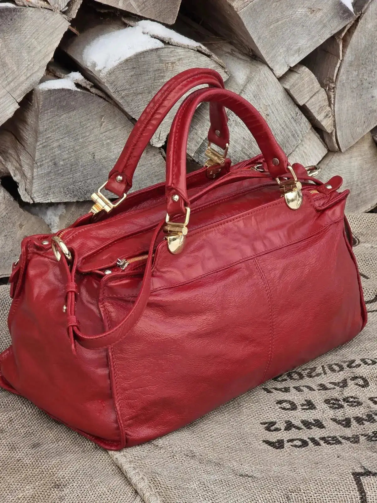 Duża Torebka Roberto Cavalli – 100% Skóra Naturalna | Po Profesjonalnej Renowacji Koloru | Idealny Stan - karenlike.com