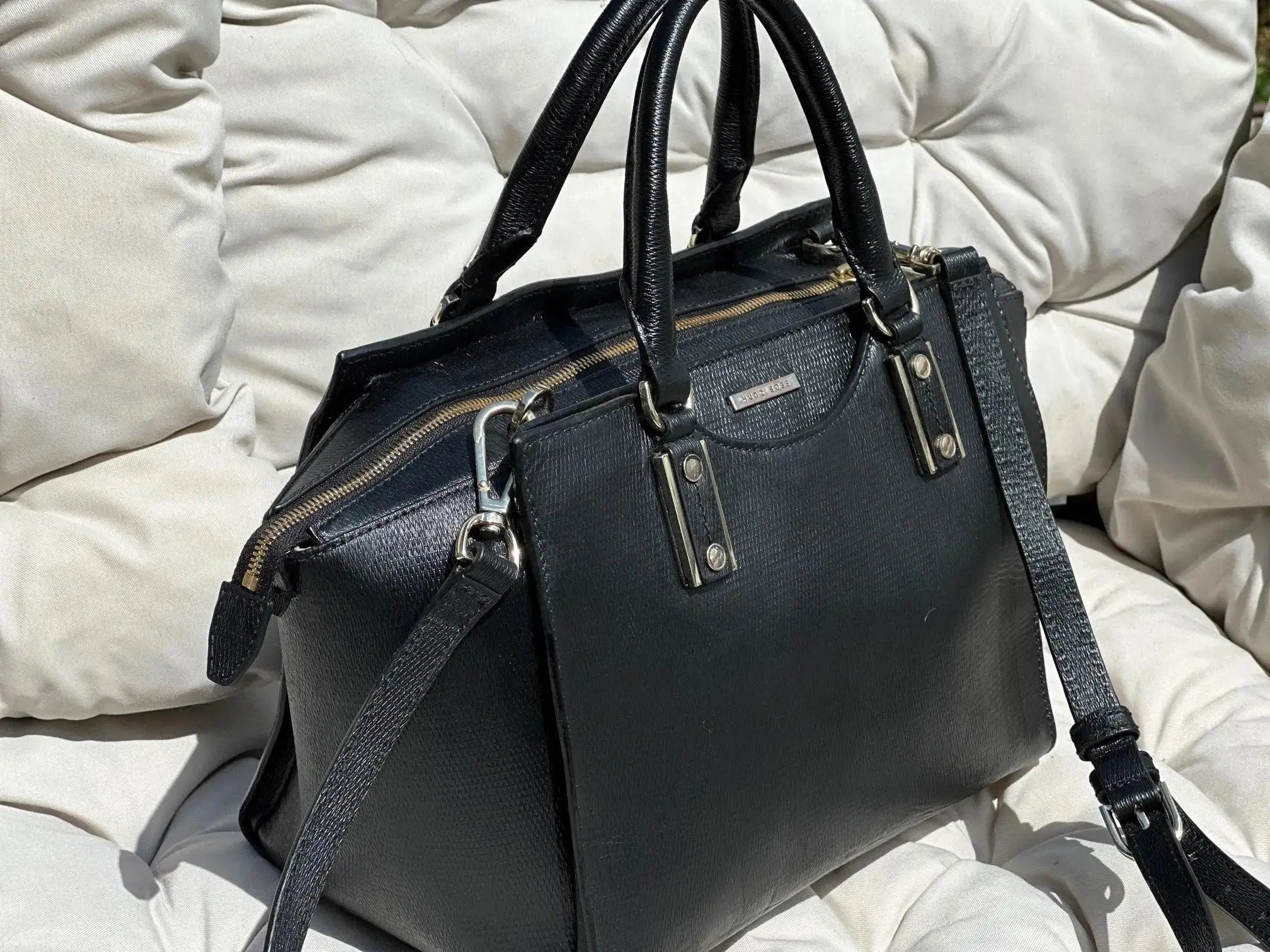 Duża Torebka Szoperka Hugo Boss Stan Idealny Po Renowacji Koloru - karenlike.com