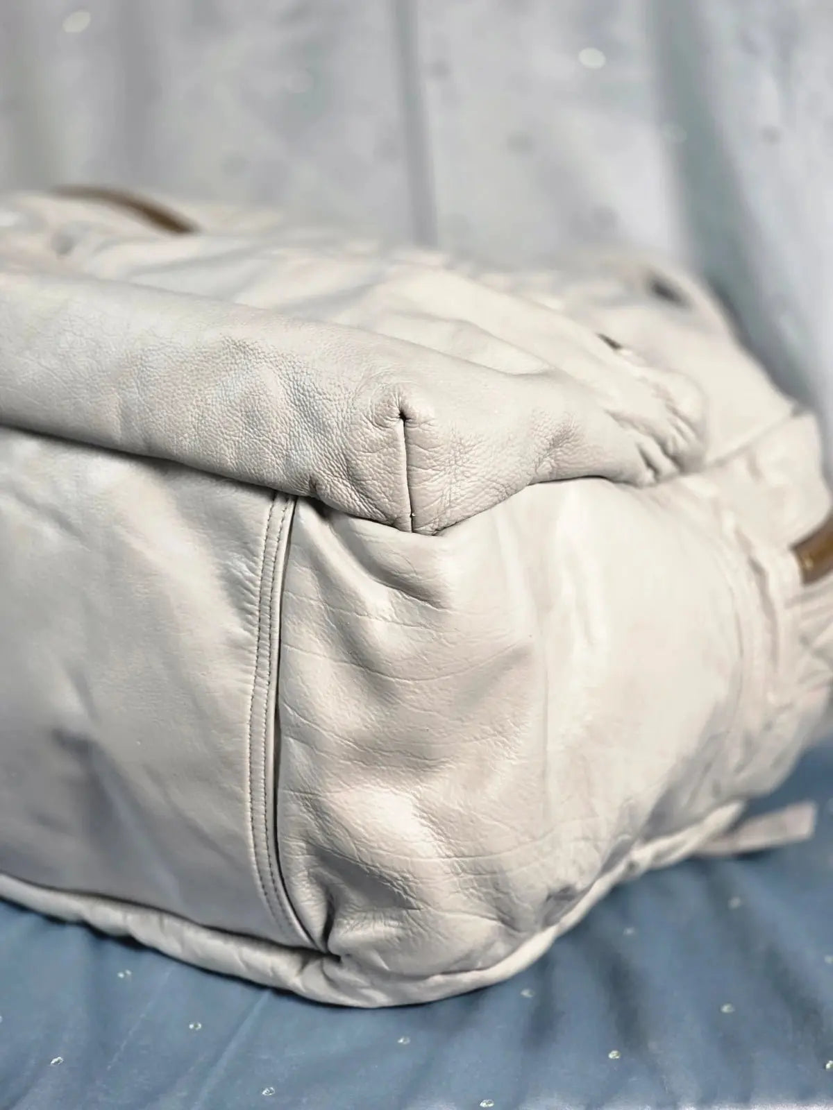 Duża Torebka Vintage Bianco.Gear – Miękka Skóra Cielęca | Stan Idealny po Profesjonalnej Renowacji Koloru - karenlike.com