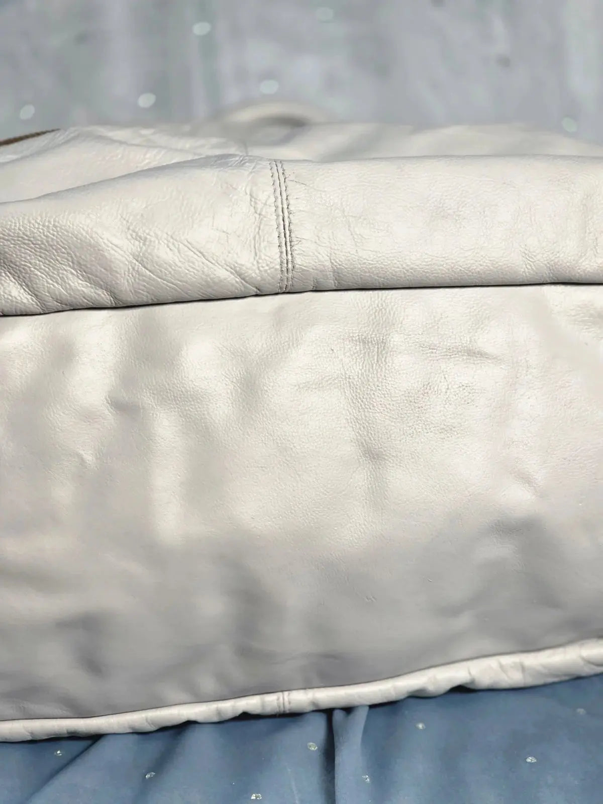 Duża Torebka Vintage Bianco.Gear – Miękka Skóra Cielęca | Stan Idealny po Profesjonalnej Renowacji Koloru - karenlike.com