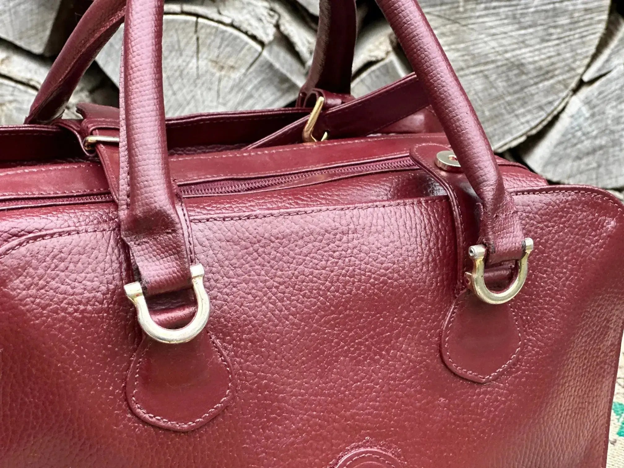 Duża torebka vintage Cartier – stan idealny | 100% skóra naturalna | Autentyczna - karenlike.com