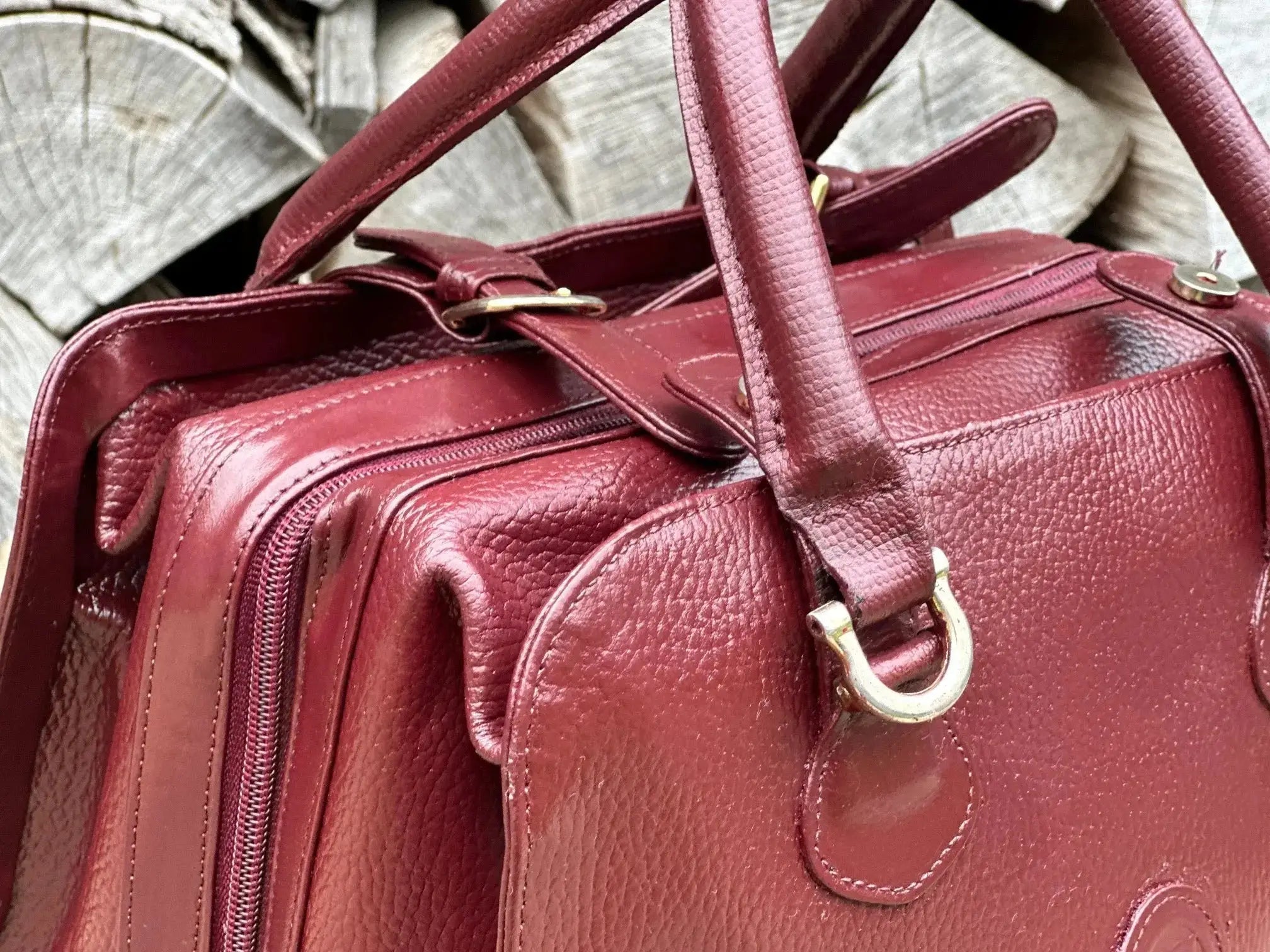 Duża torebka vintage Cartier – stan idealny | 100% skóra naturalna | Autentyczna - karenlike.com