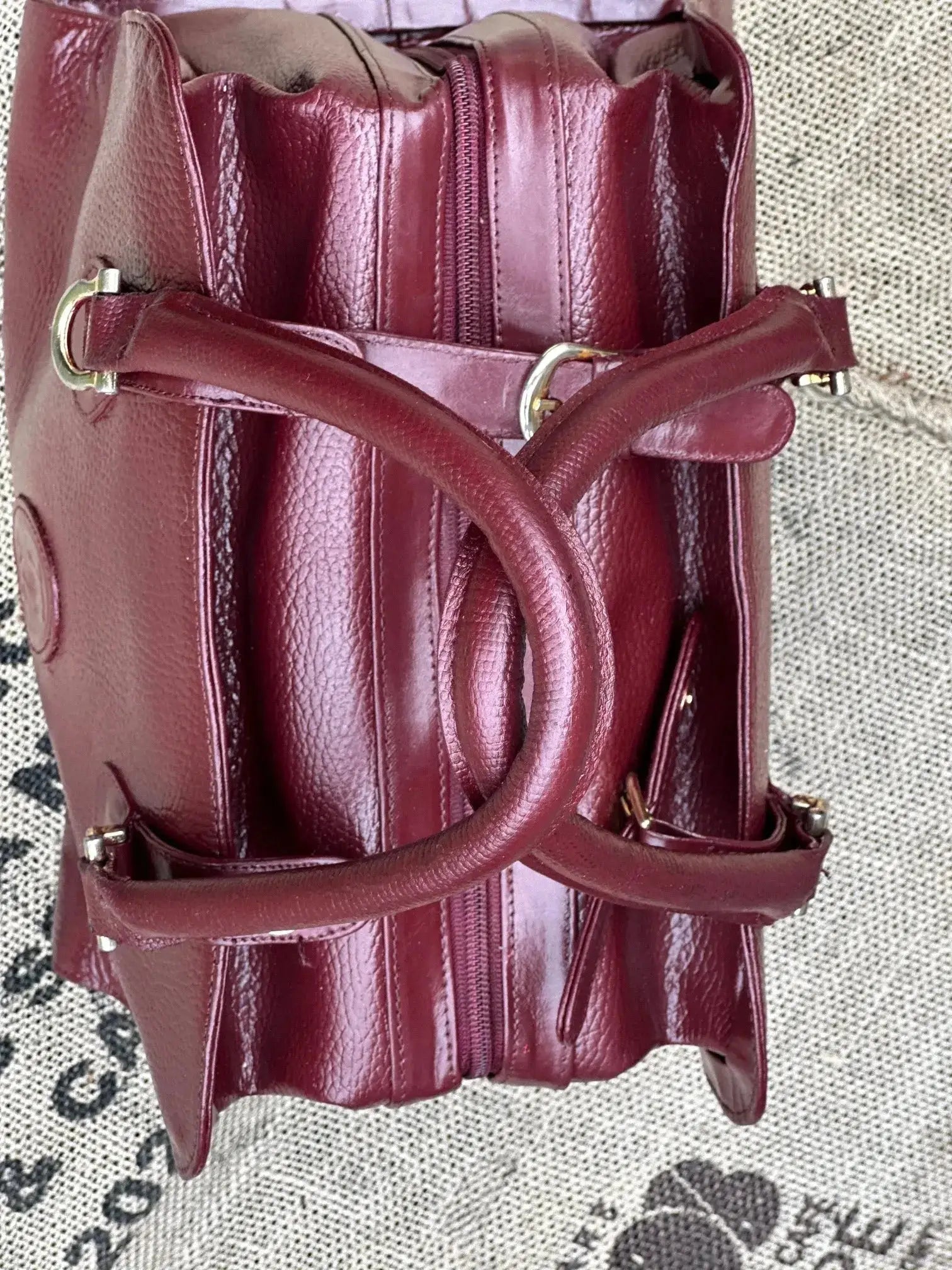Duża torebka vintage Cartier – stan idealny | 100% skóra naturalna | Autentyczna - karenlike.com