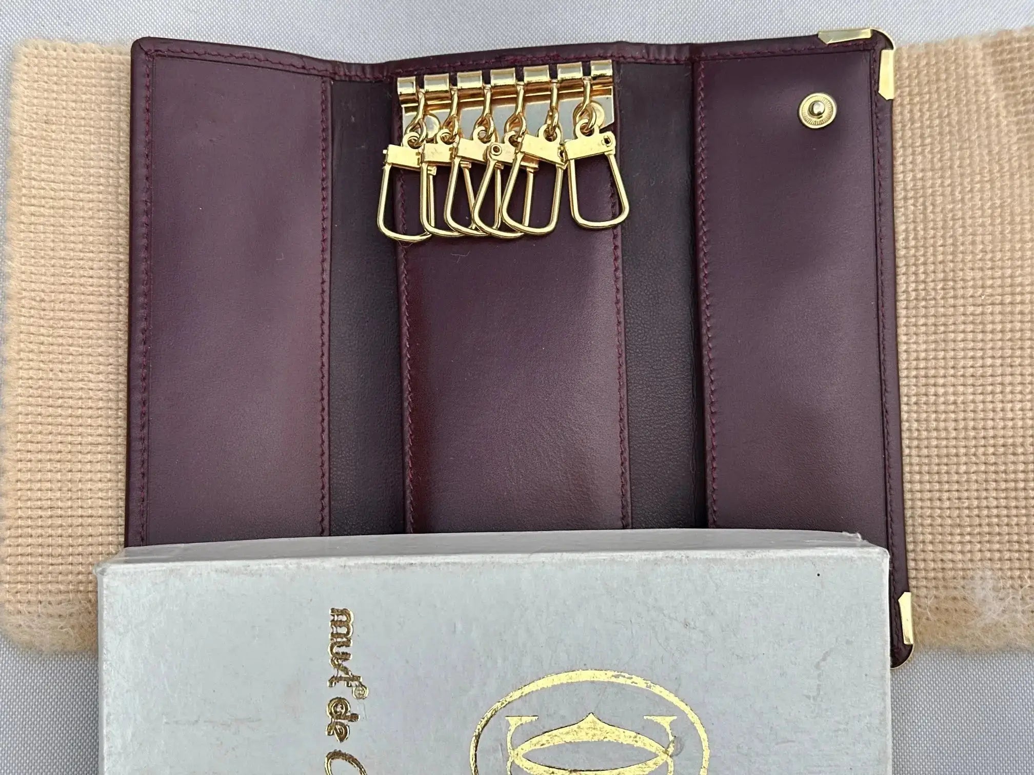 Etui na klucze Cartier - Stan Idealny Nie Używane Vintage 1970/1980 - karenlike.com