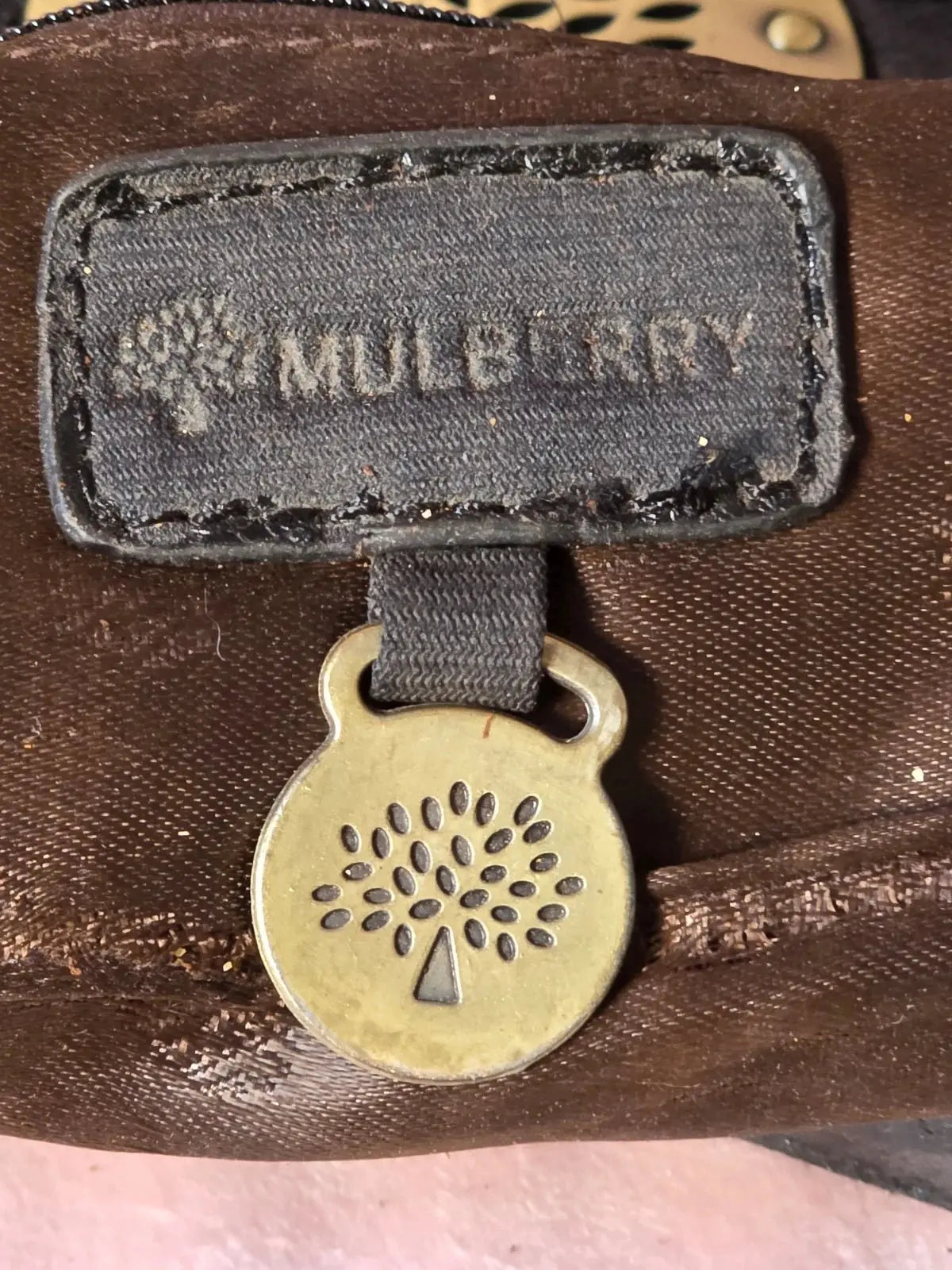 Kopertówka / Portfel Mulberry Vintage Skórzany 100% Oryginał – Stan Idealny Po Renowacji Koloru - karenlike.com