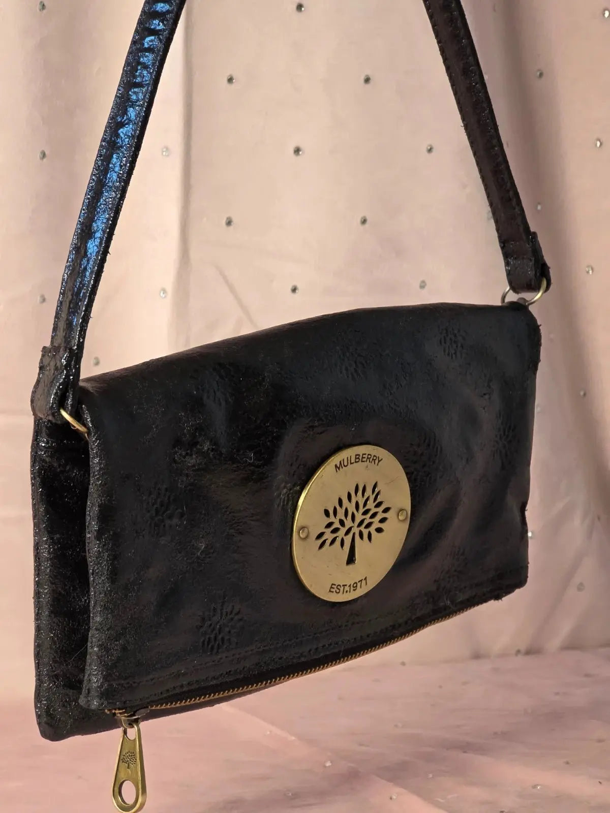 Kopertówka / Portfel Mulberry Vintage Skórzany 100% Oryginał – Stan Idealny Po Renowacji Koloru - karenlike.com