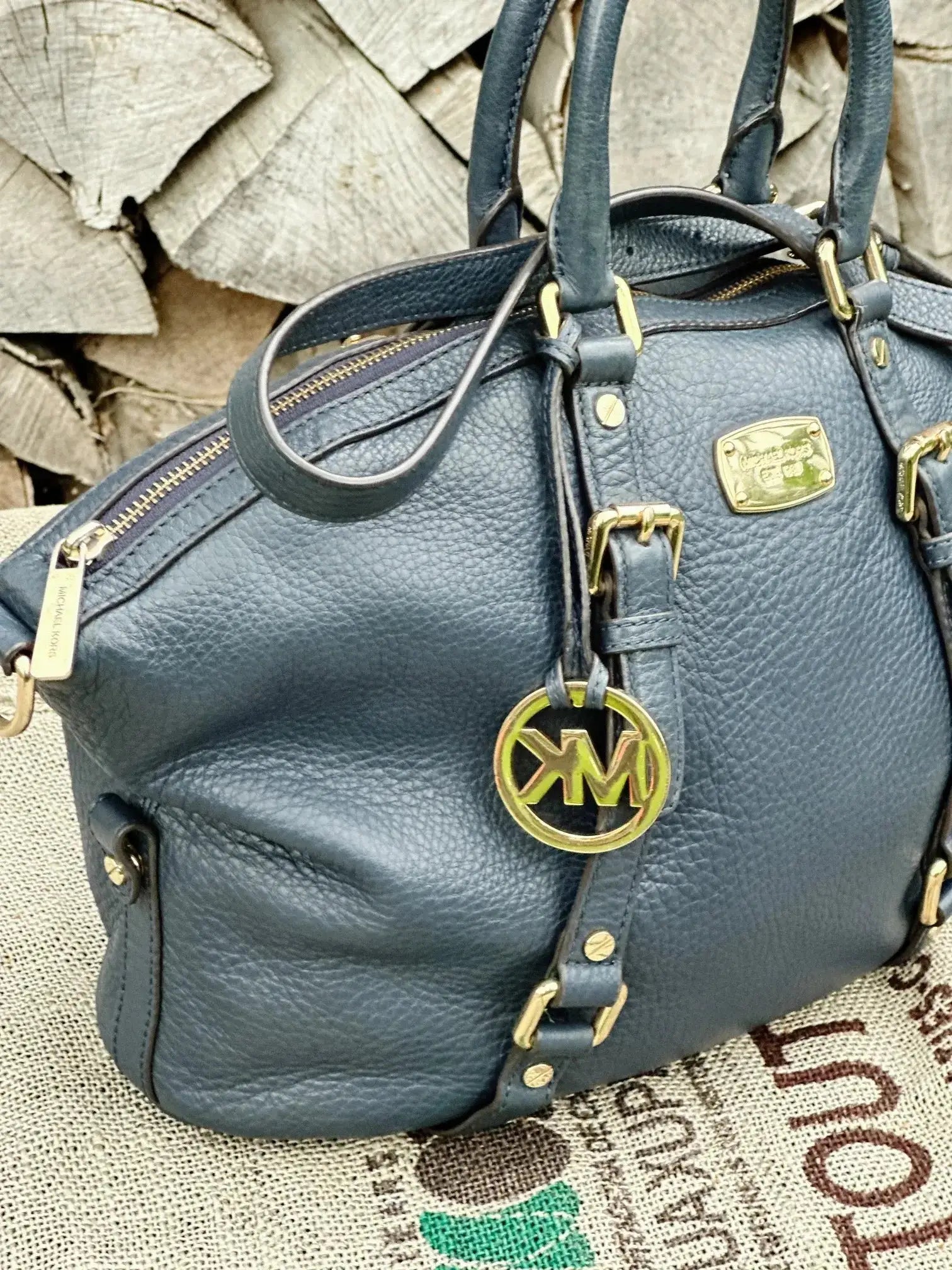 Michael Kors – torebka kuferek do ręki lub na ramię | stan idealny | 100% skóra naturalna | Autentyczna - karenlike.com