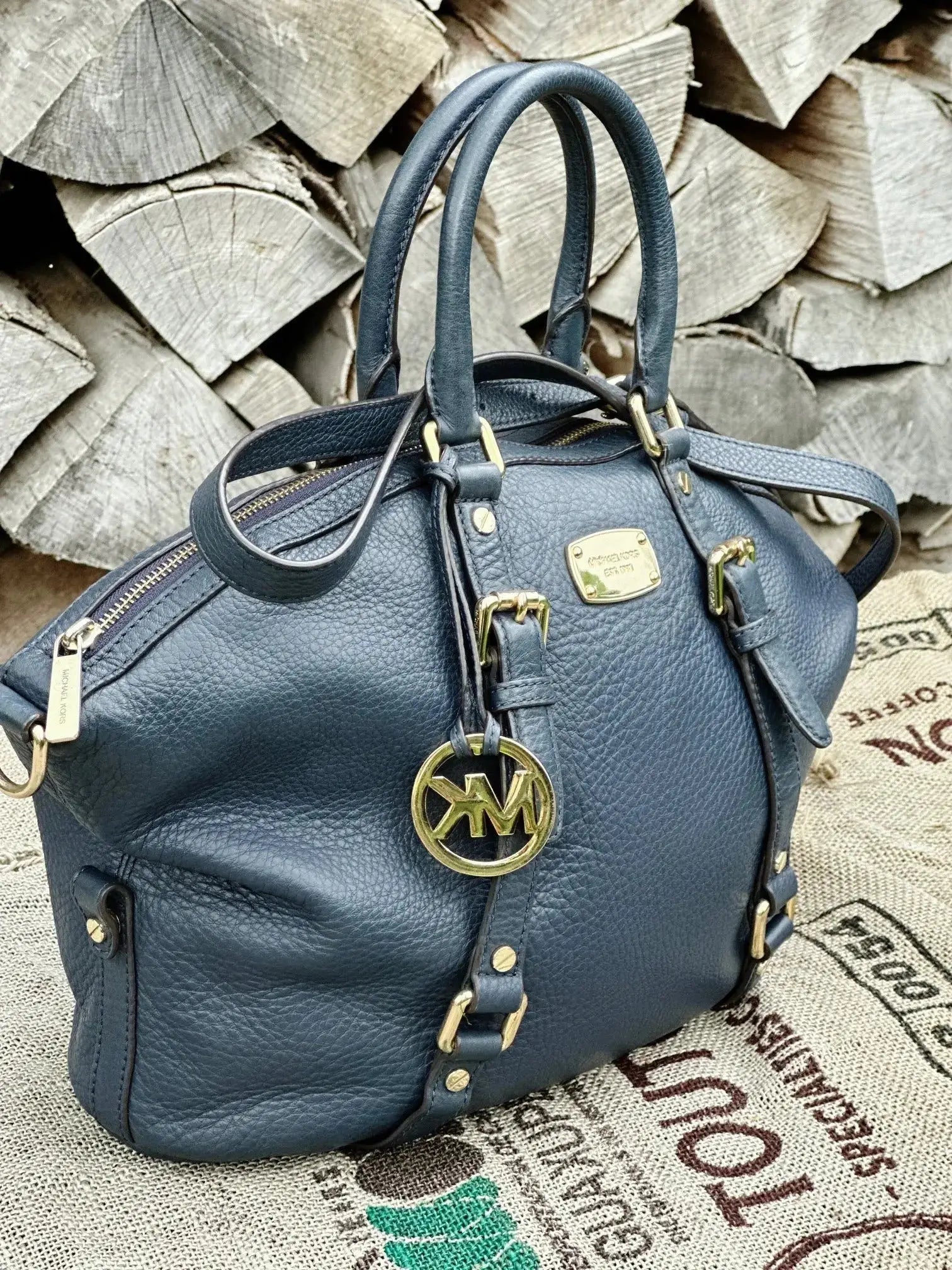 Michael Kors – torebka kuferek do ręki lub na ramię | stan idealny | 100% skóra naturalna | Autentyczna - karenlike.com