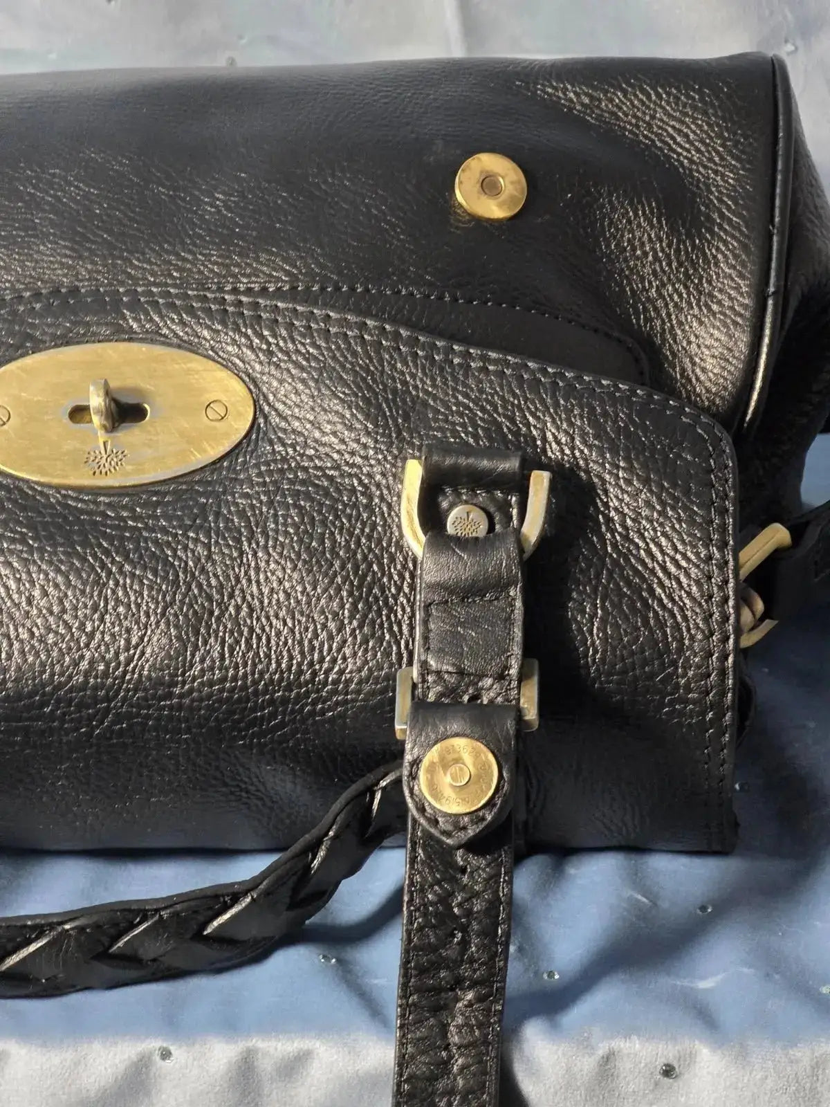 Mulberry Alexa Medium Skórzana 100% Oryginał – Stan Idealny Po Renowacji Koloru | 33x24 cm - karenlike.com