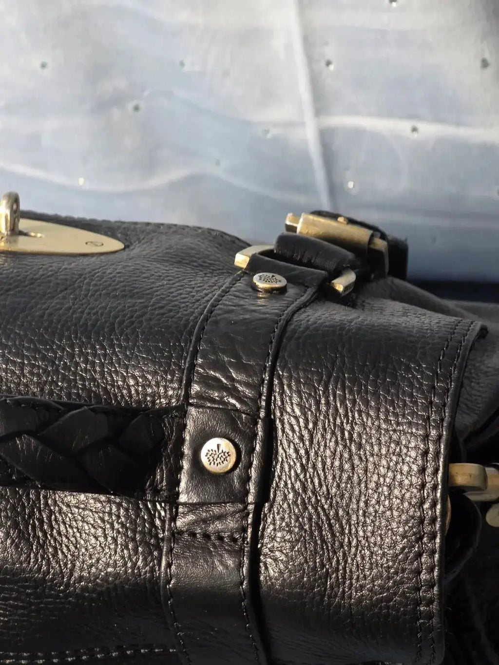 Mulberry Alexa Medium Skórzana 100% Oryginał – Stan Idealny Po Renowacji Koloru | 33x24 cm - karenlike.com