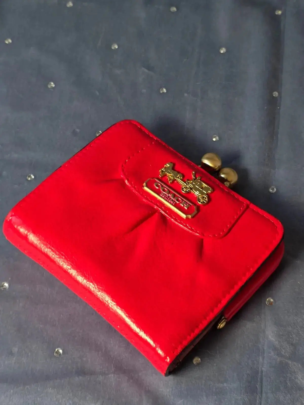 Portfel Coach Skórzany 100% Oryginał – Stan Idealny Po Renowacji Koloru | Vintage Premium - karenlike.com
