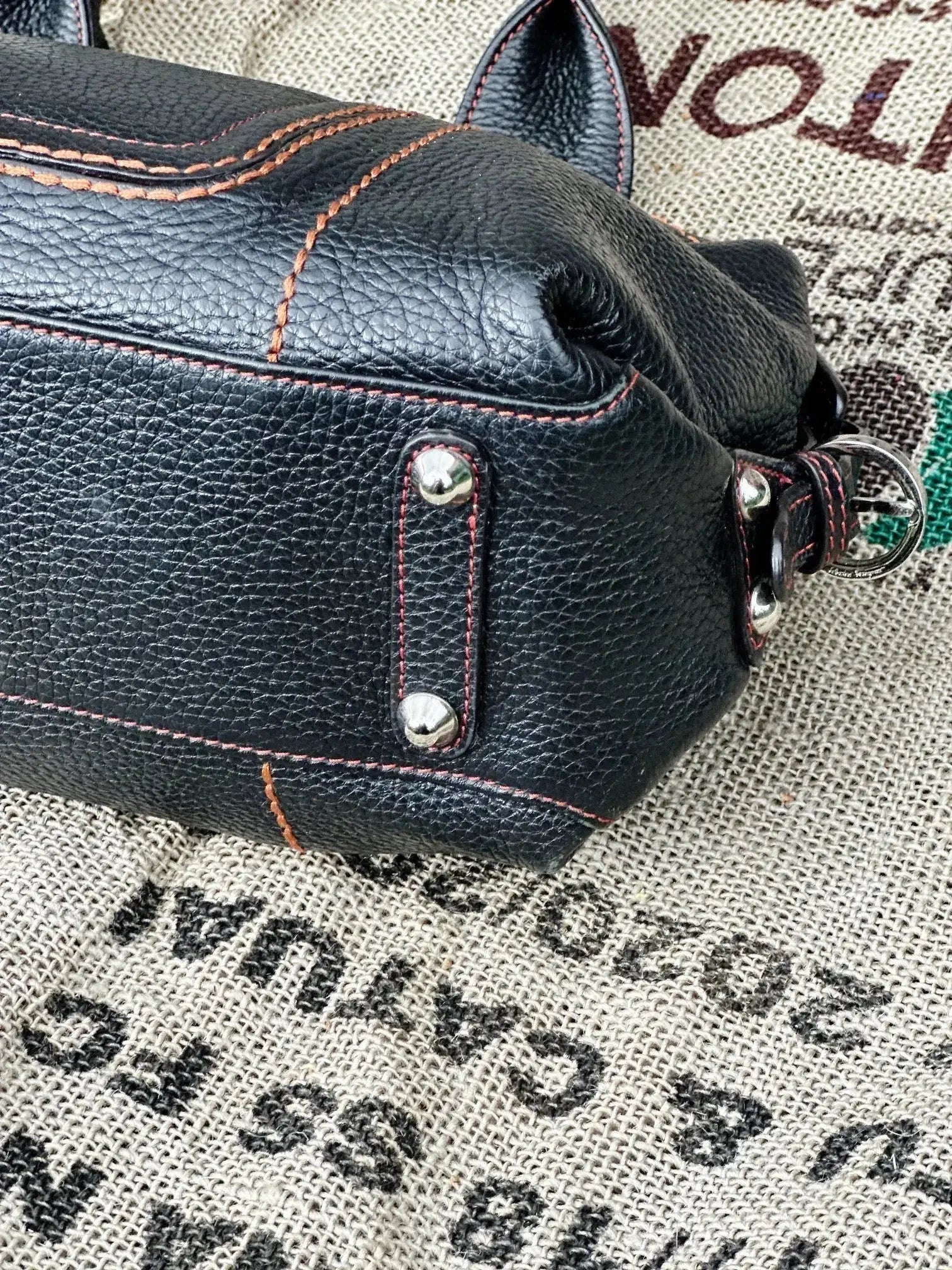 Salvatore Ferragamo – torebka kuferek do ręki lub na ramię | stan idealny | 100% skóra naturalna - karenlike.com